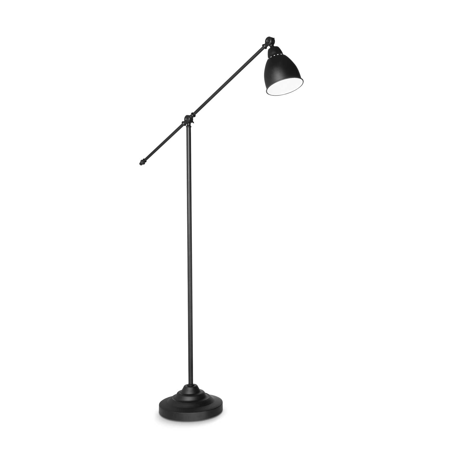 Newton Single Post Light Black