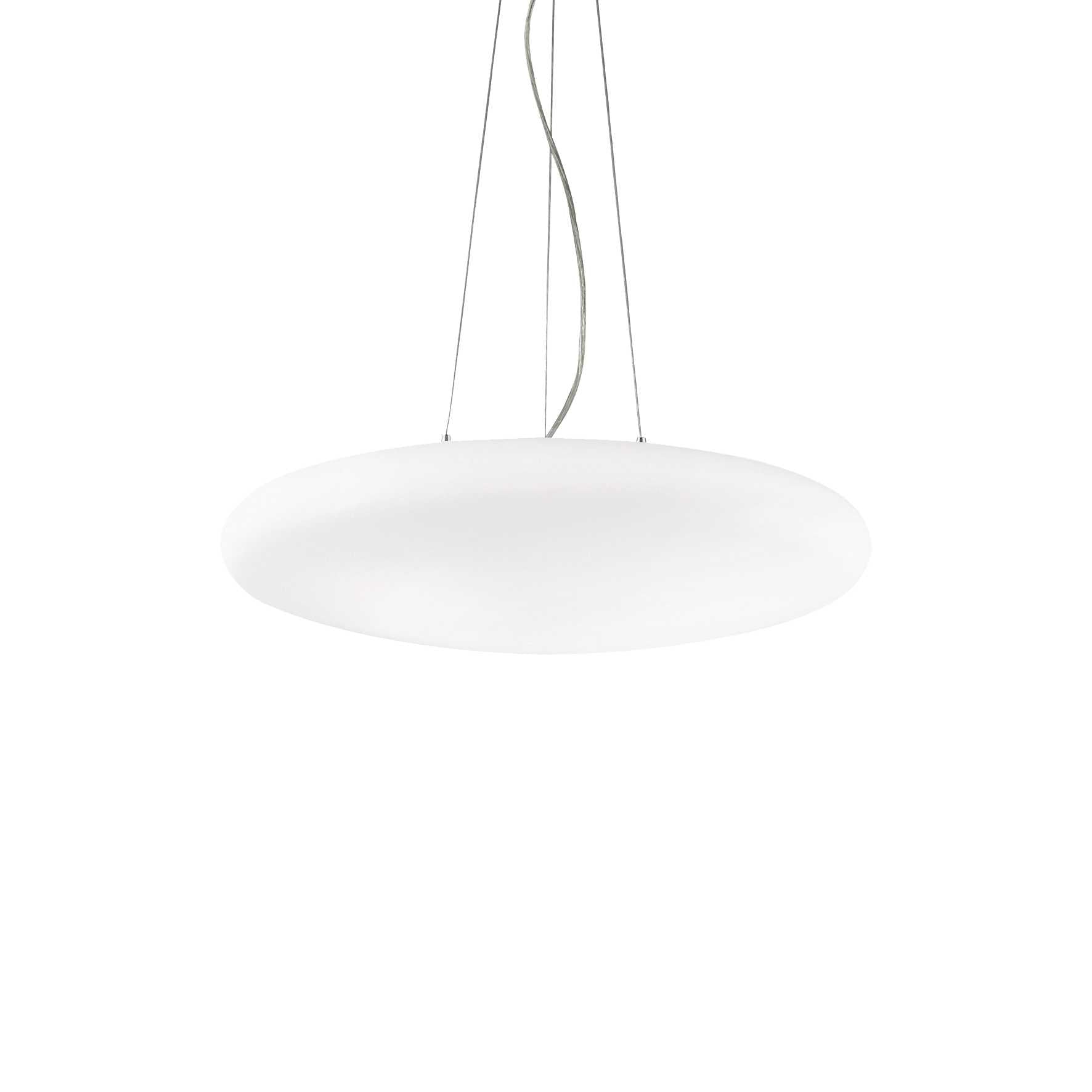 Smarties White 3 Bulb Pendant Light D40