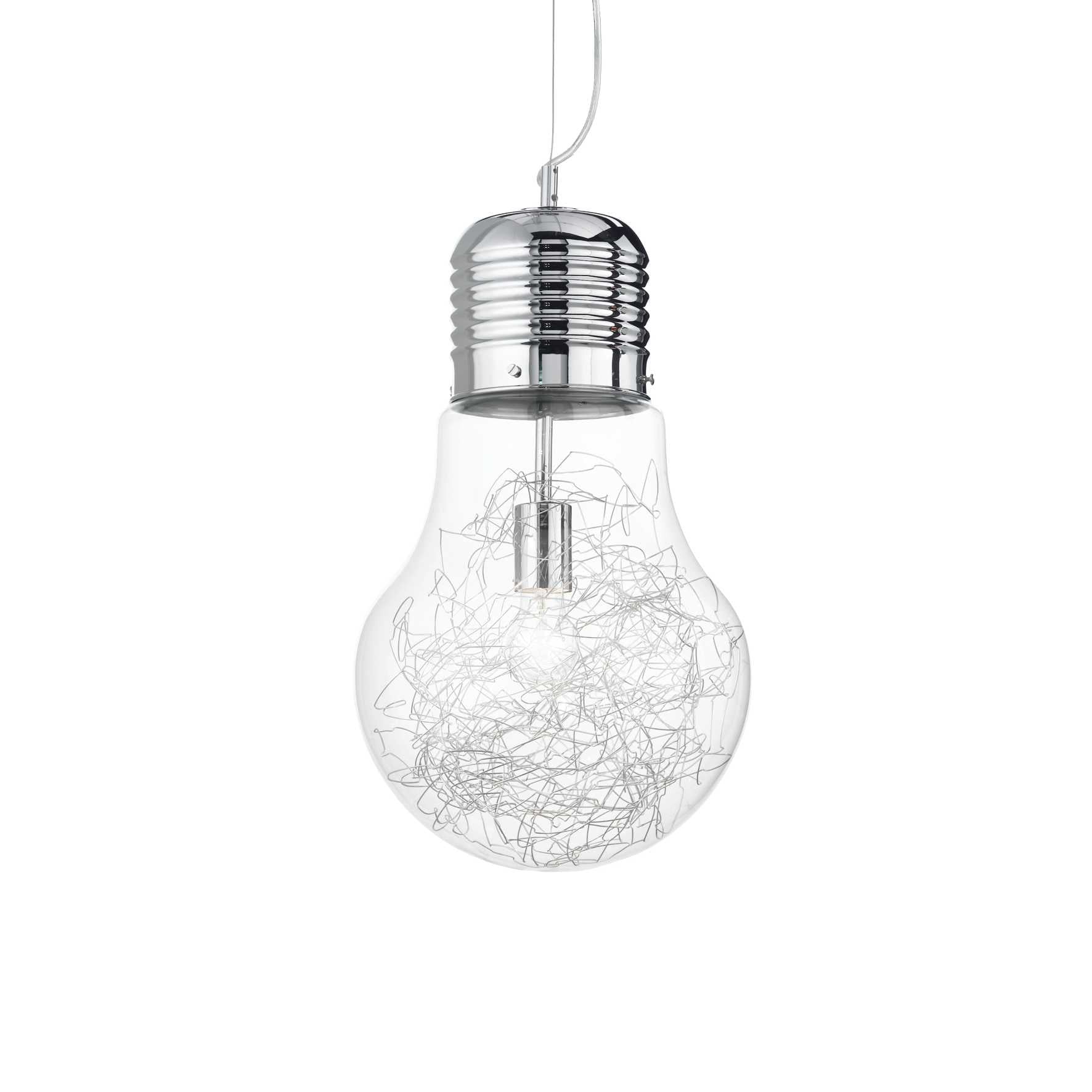 Luce Max Single Large Light Bulb Pendant