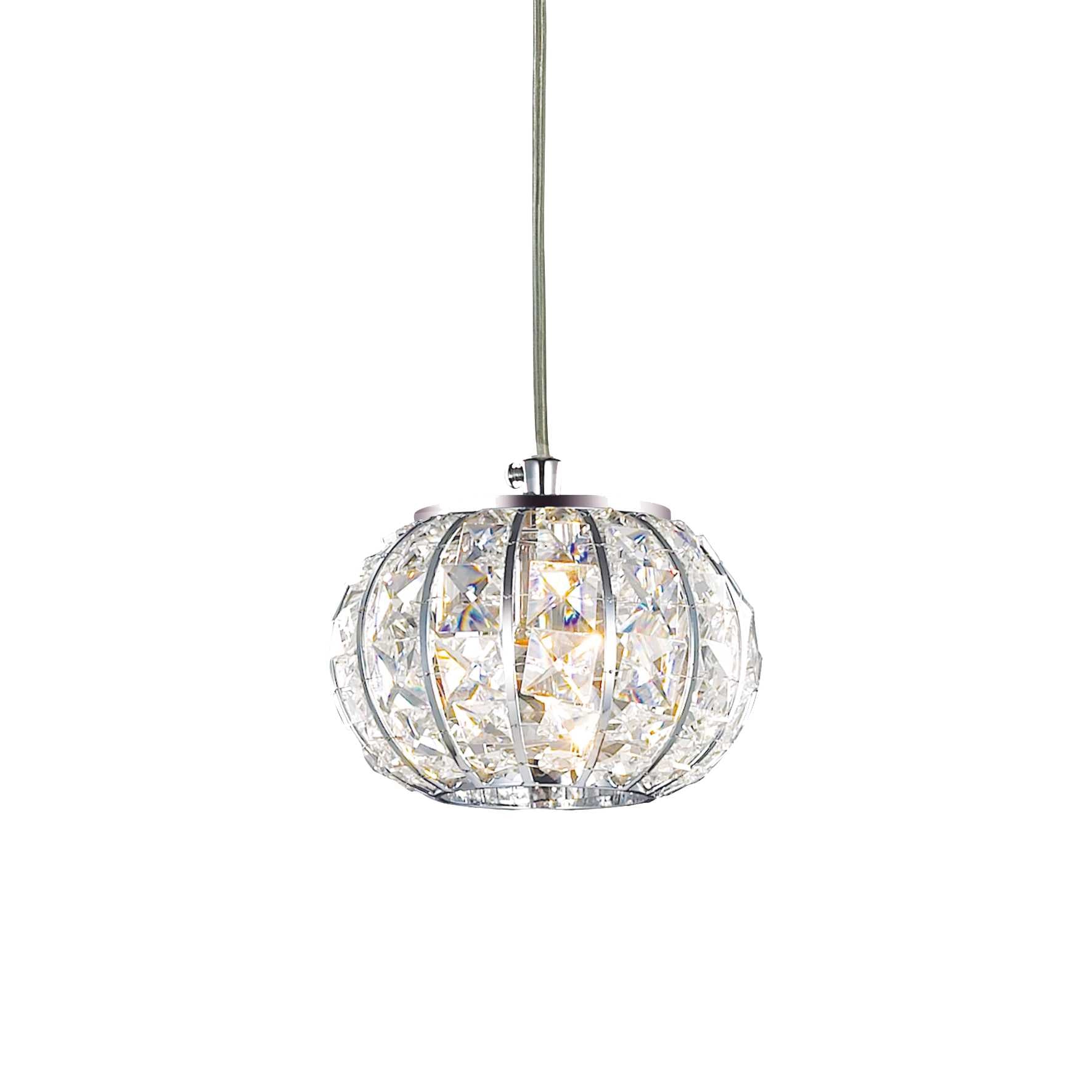 Calypso Mini 15cm Crystal Globe Pendant