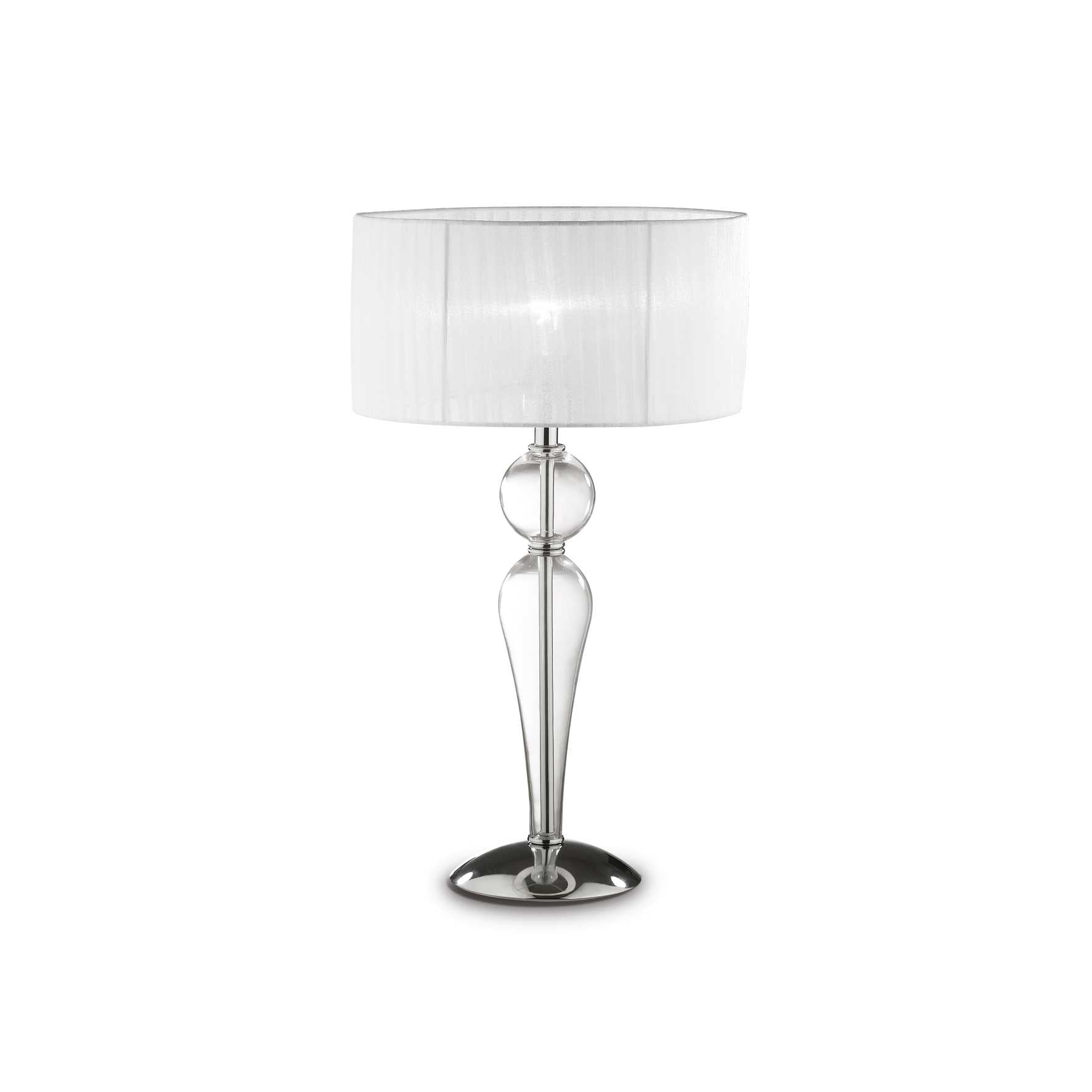 Duchessa Modern Elegant Standing Table Lamp With White Shade