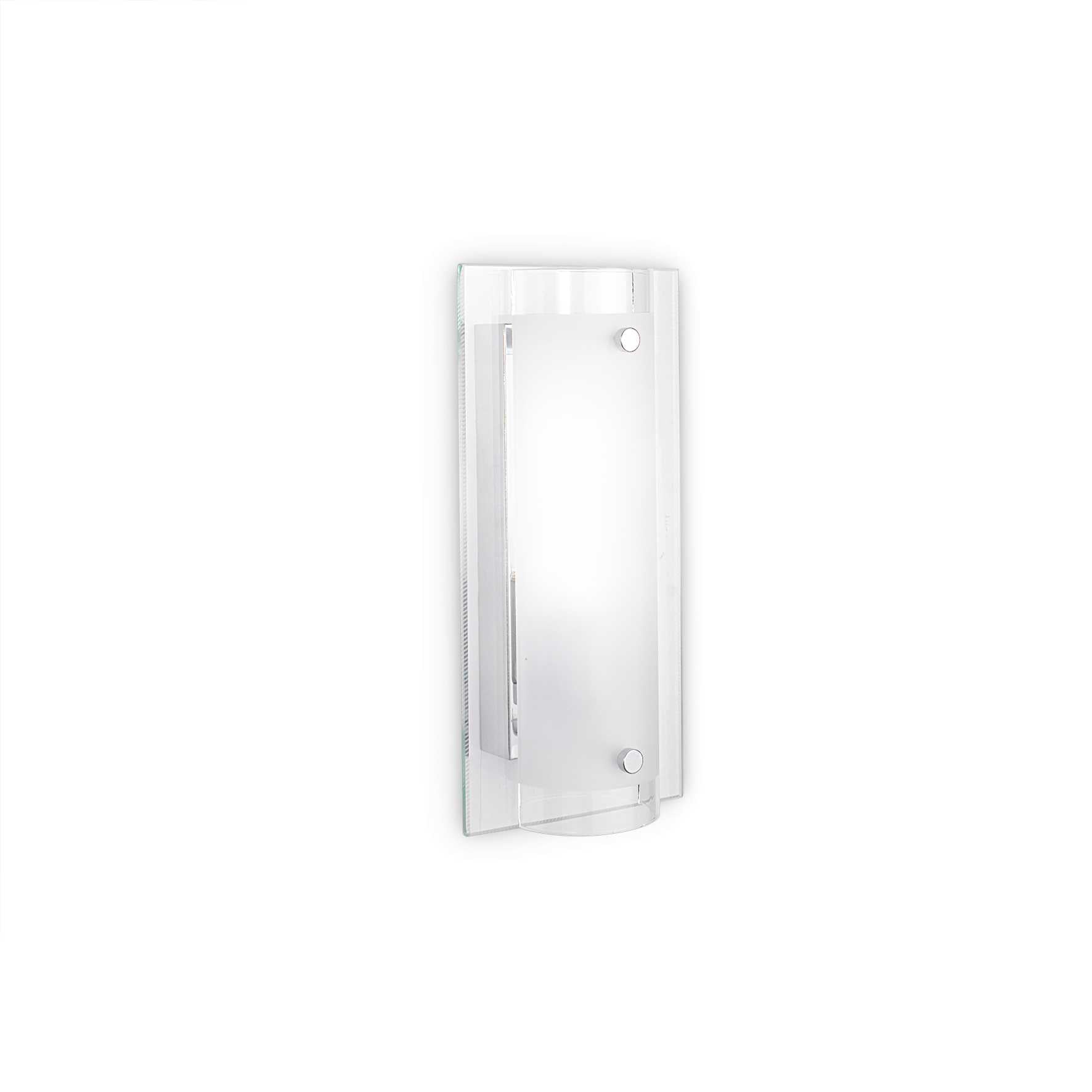 Tudor Clear and Frosted Rectangular Wall Light