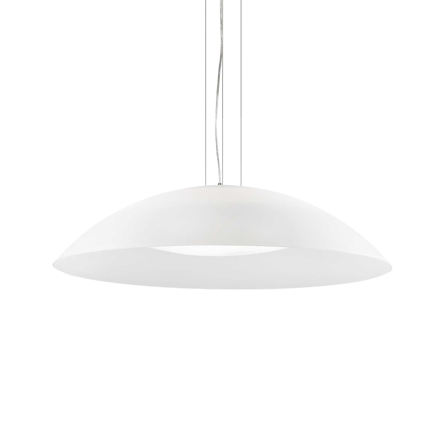 Lena 3 Bulb Pendant Light D74 White