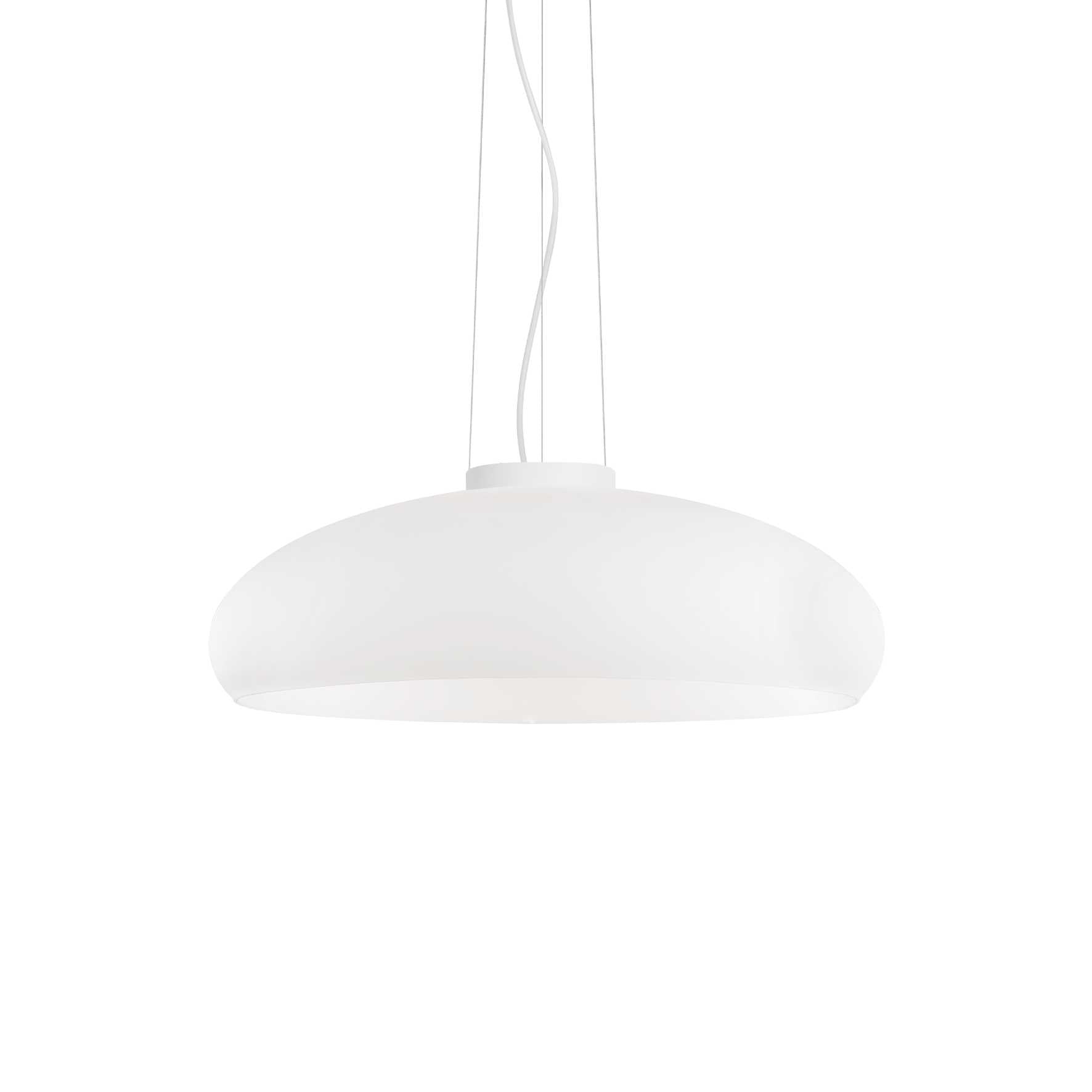 Aria Modern Gloss Pebble Ceiling Pendant, 50cm