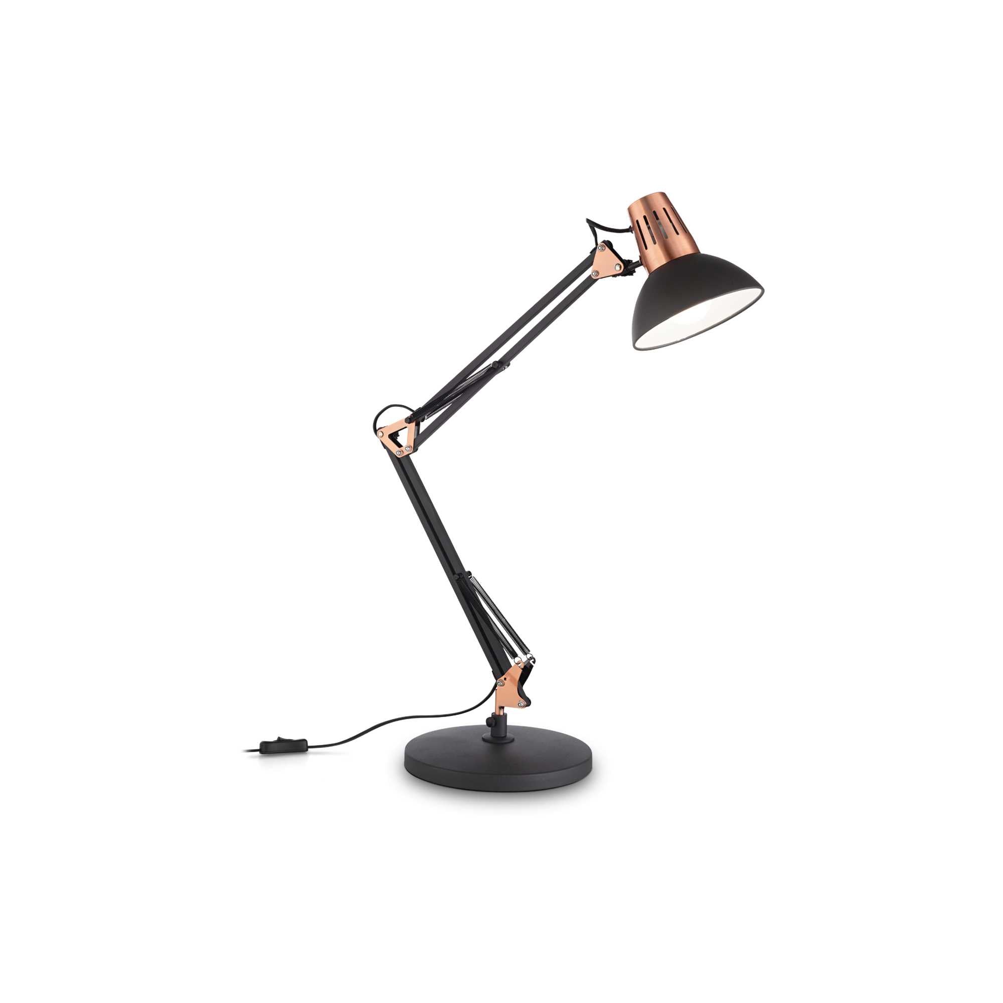 Wally Black Adjustable Table Desk Lamp Pixar Style Lamp, Black