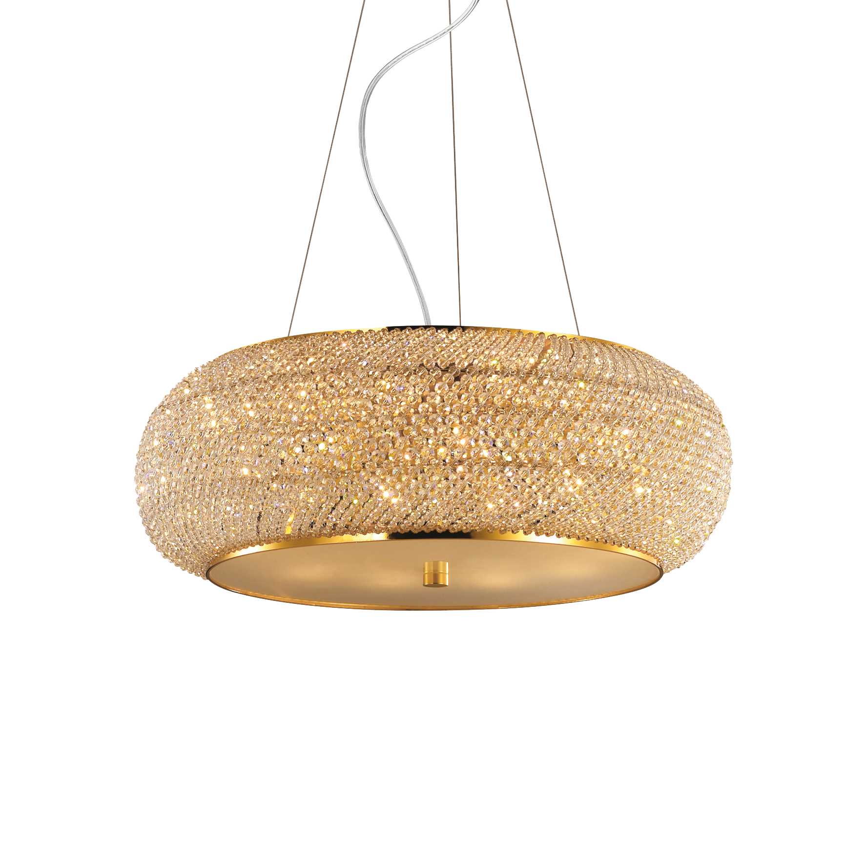 Pasha 10 Bulb Pendant Light Gold