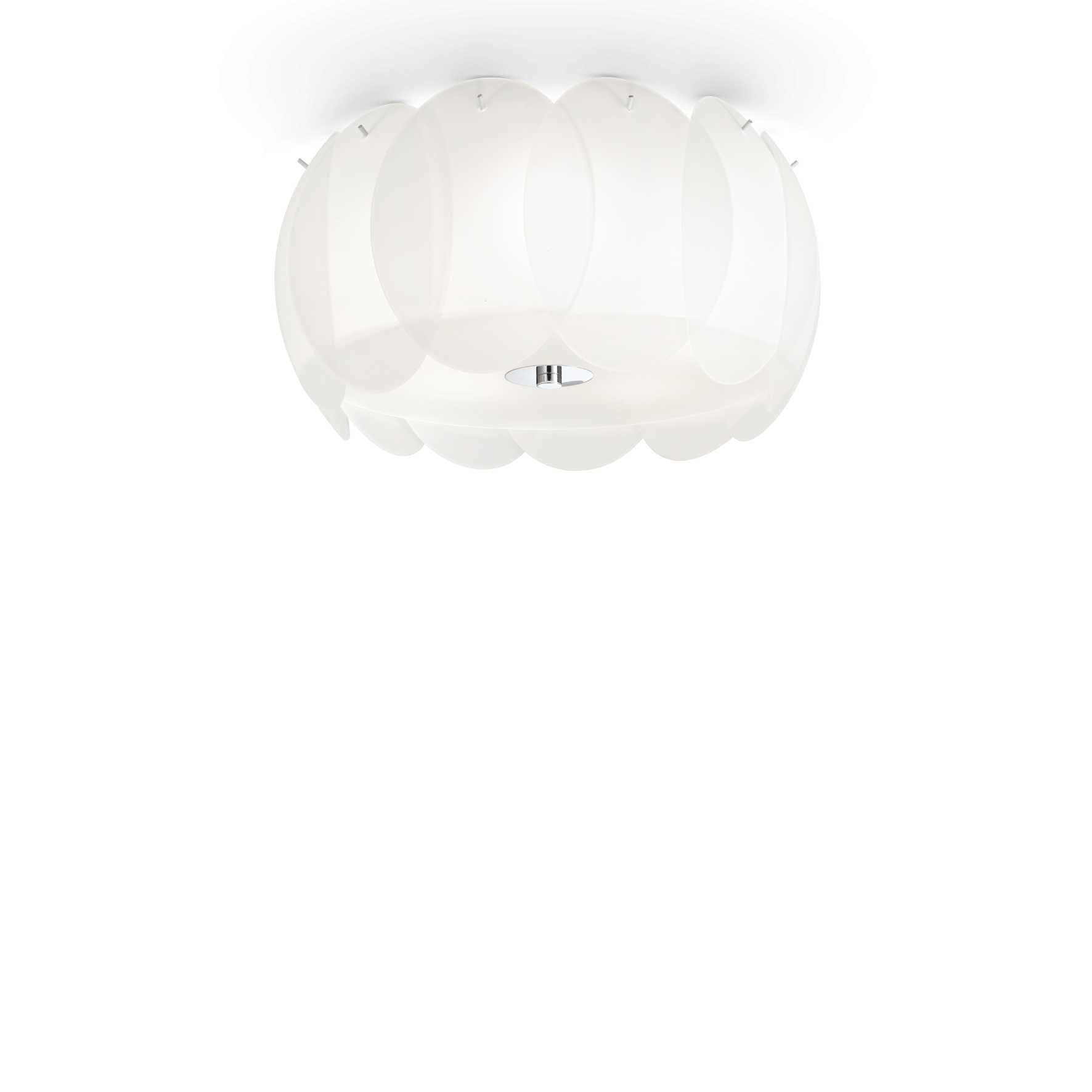 Ovalino 5 Bulb Ceiling Light White