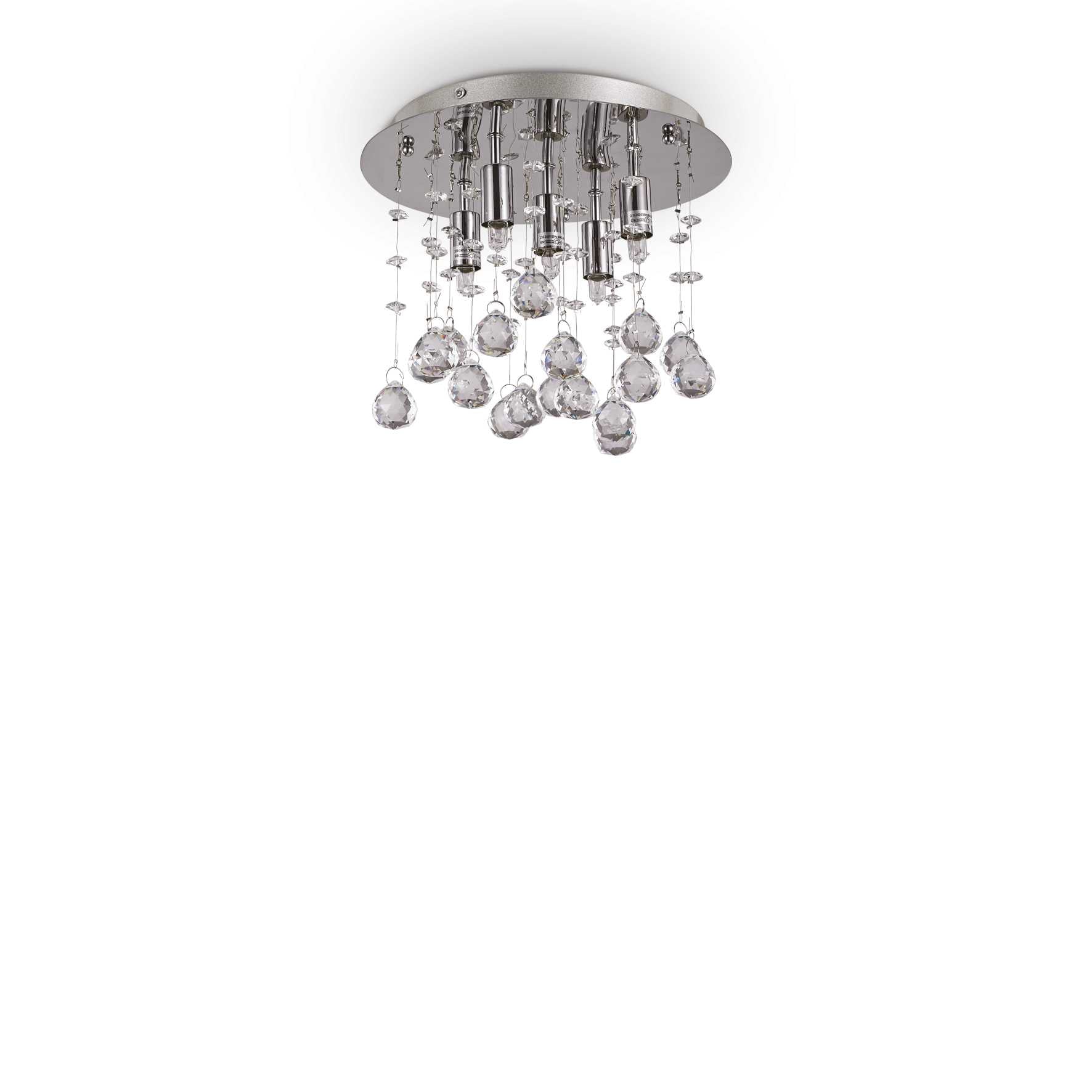 Moonlight Chrome 5 Bulb Ceiling Light