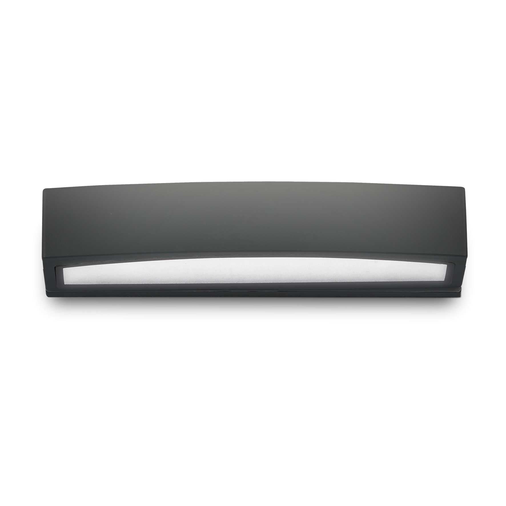 Andromeda Modern Matt Black Outdoor Twin Wall Light