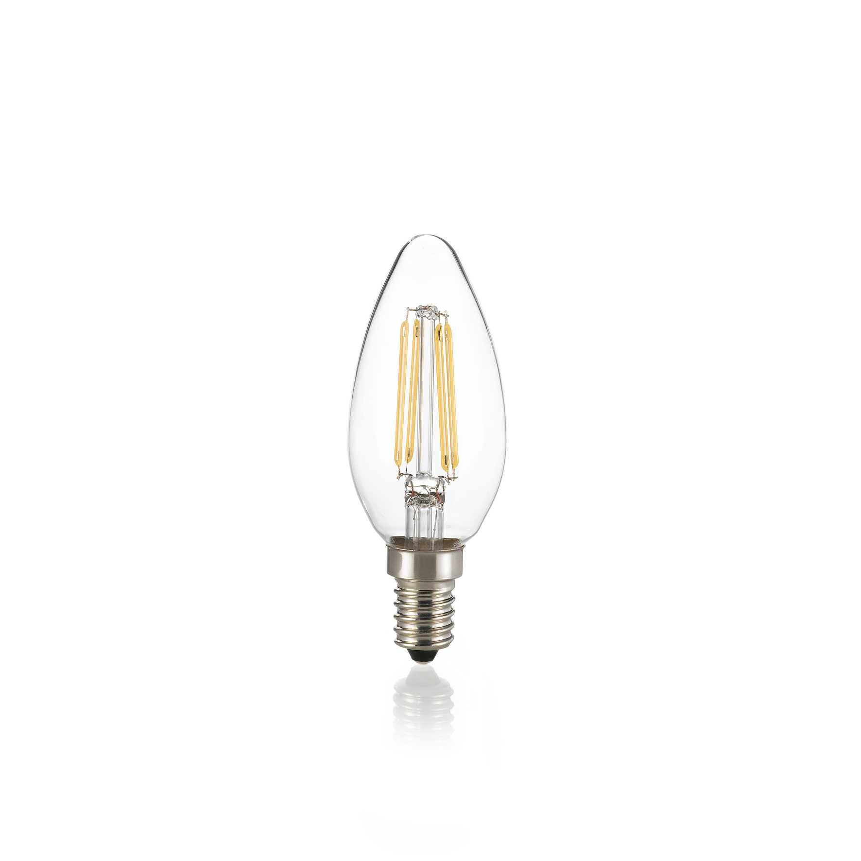 Light Bulb Classic E14 4W Oliva Transparent 3000K