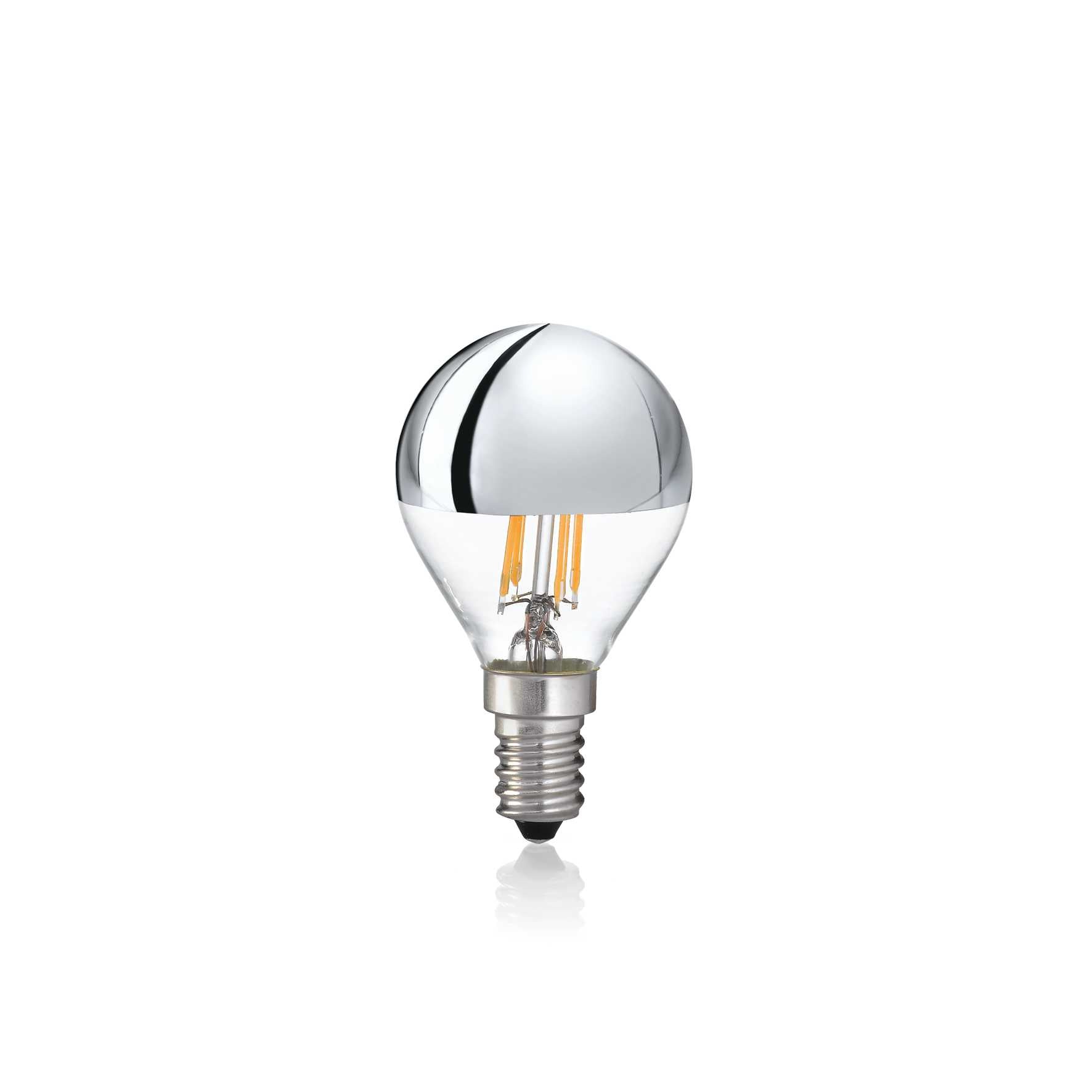 Light Bulb Classic E14 4W Sfera Chrome