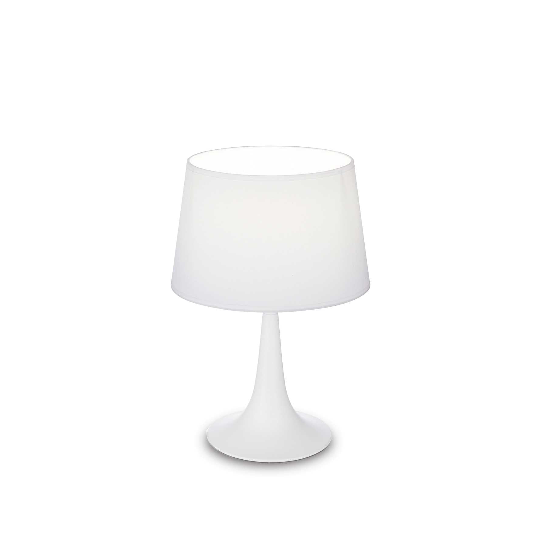 London Table Lamp Small White