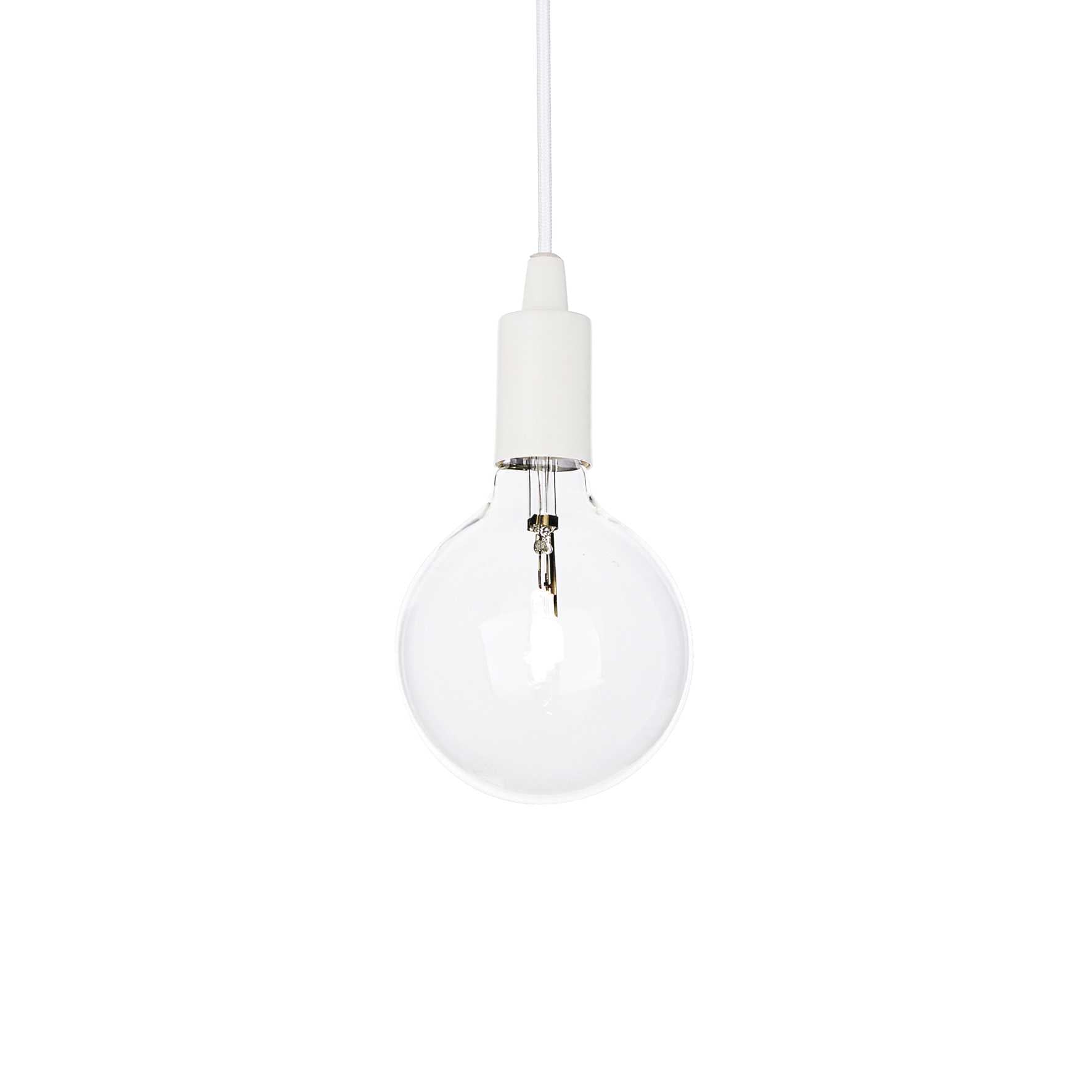 Edison Retro White Open Bulb Hanging Ceiling Pendant Light