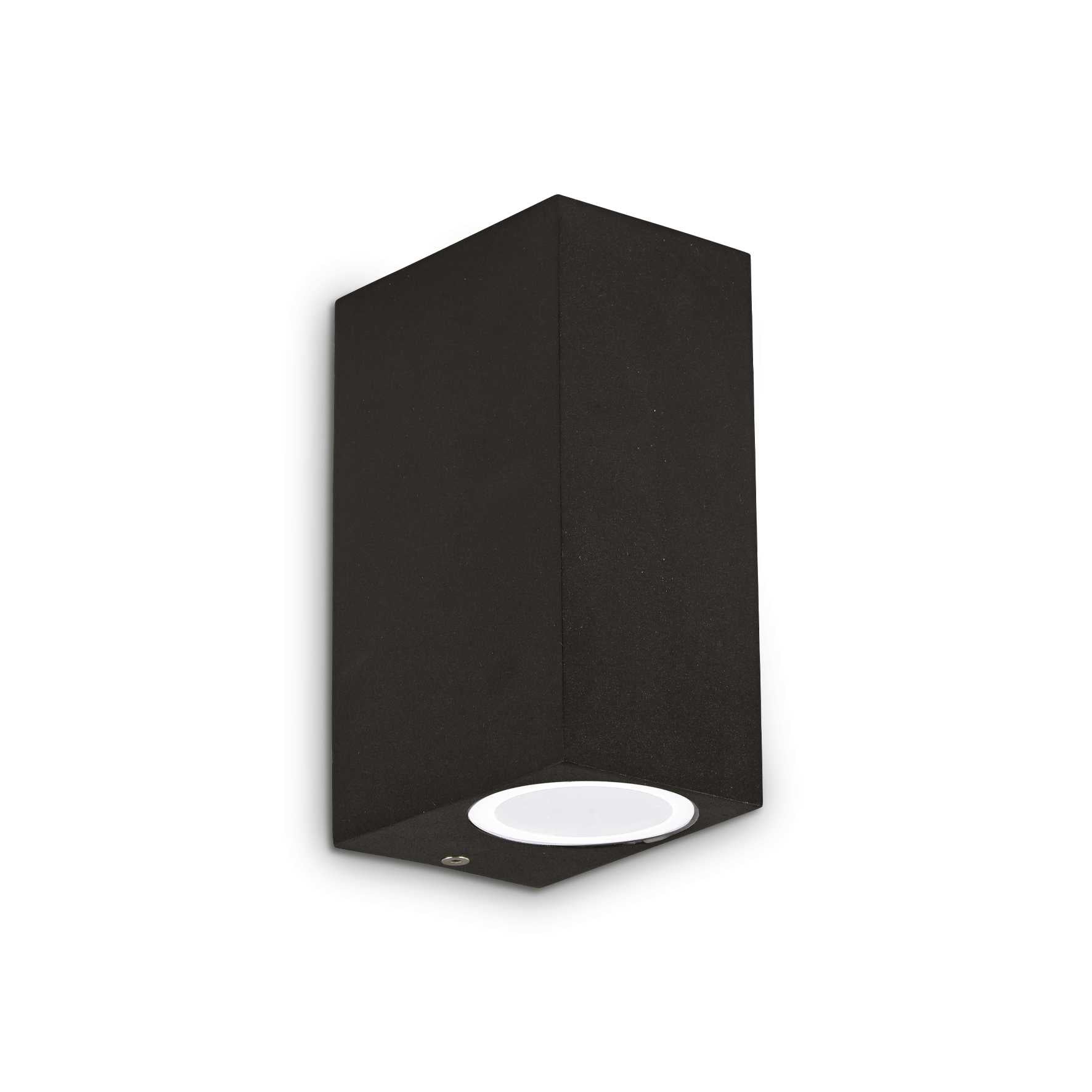 Up Twin Wall Light Black