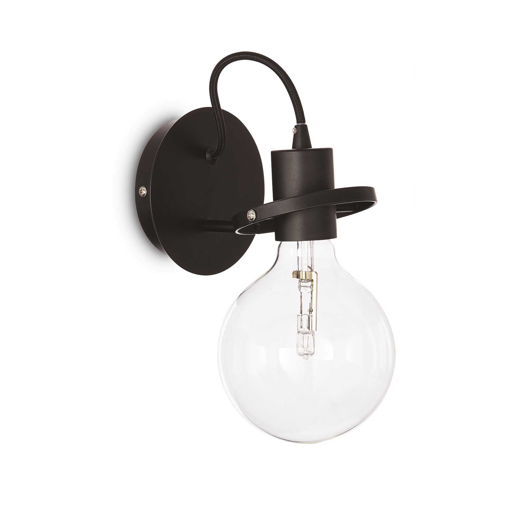 Radio Wall Light Black