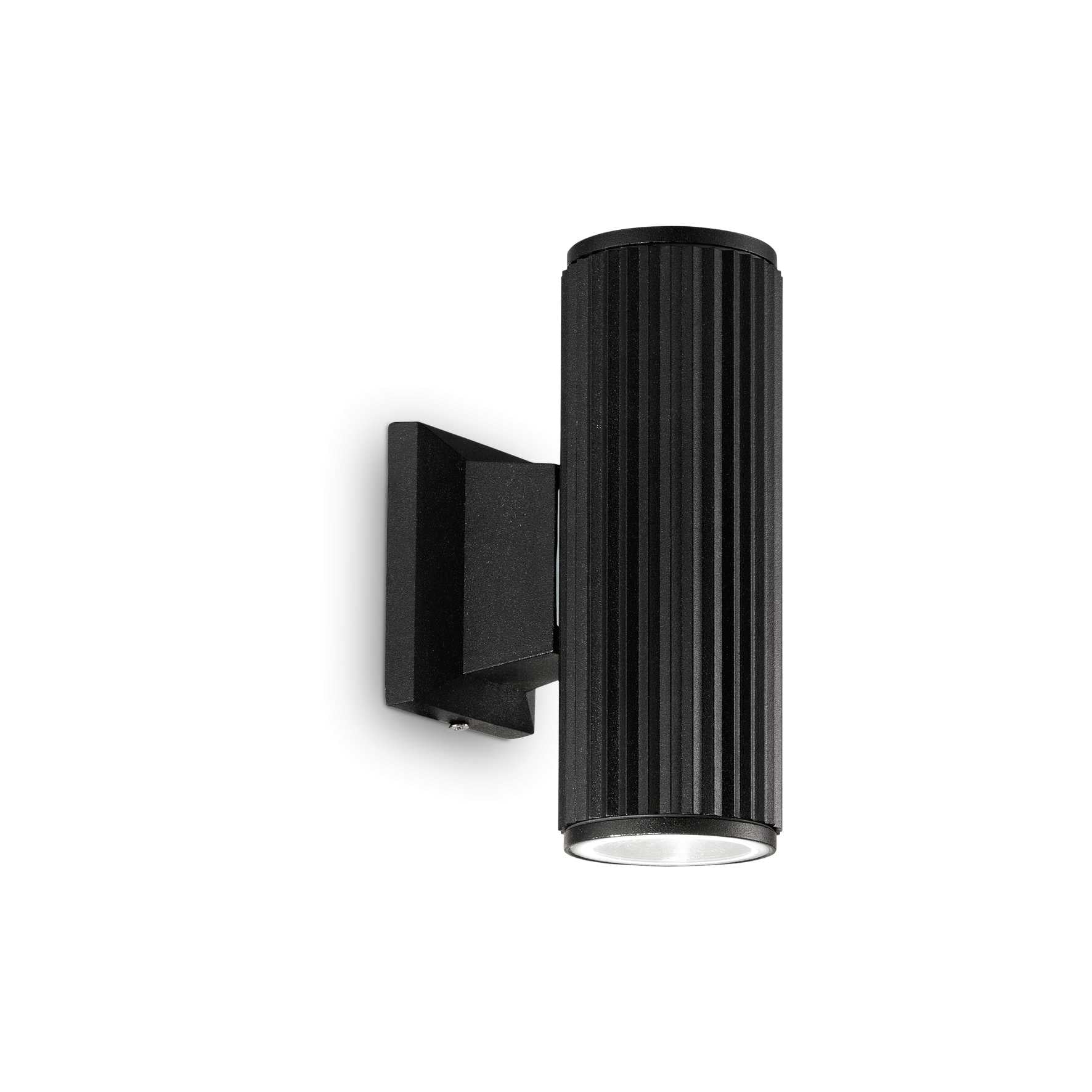 Base Up and Door Porch Wall Light Tube GU10, Black