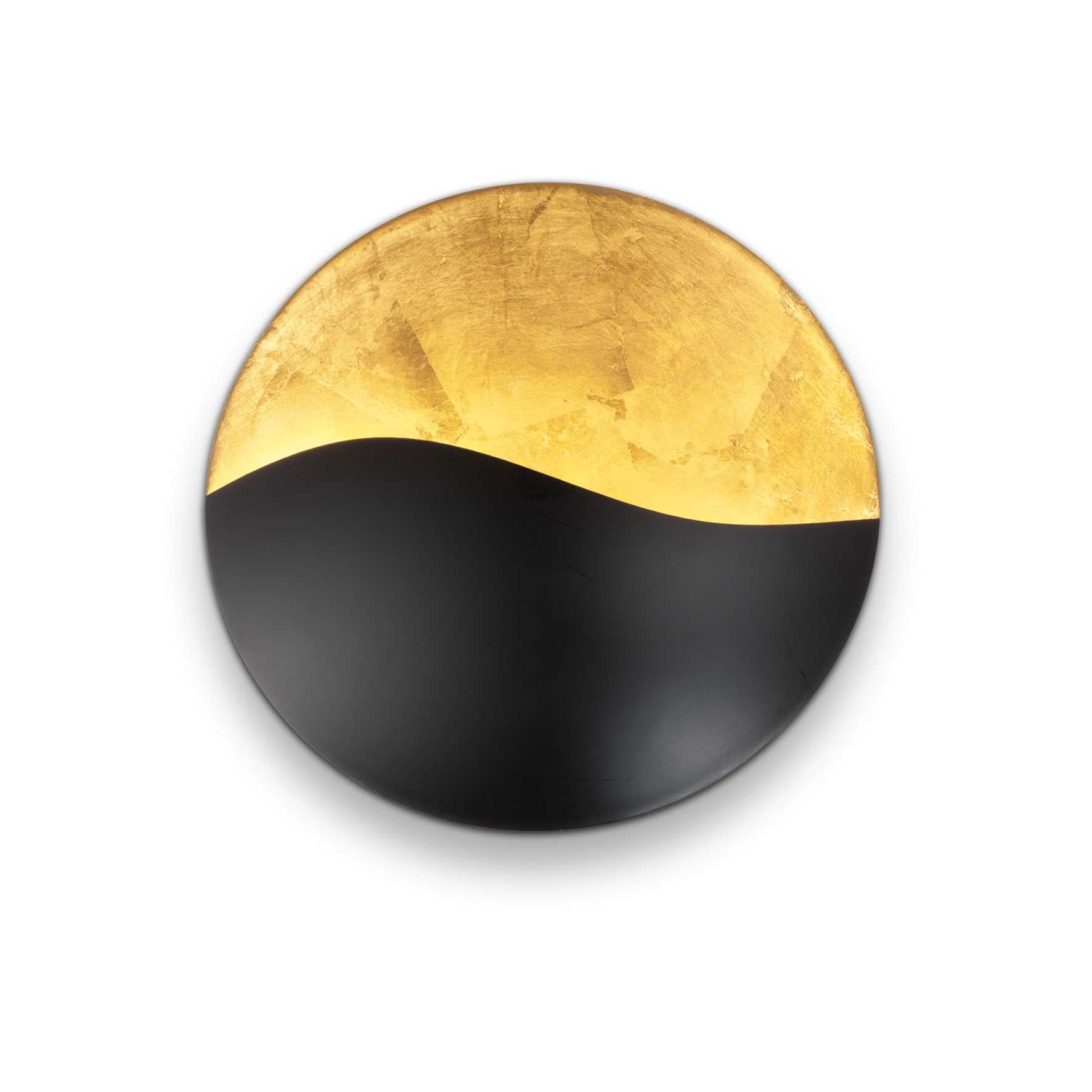 Sunrise 4 Bulb Black and Gold Wall Lamp