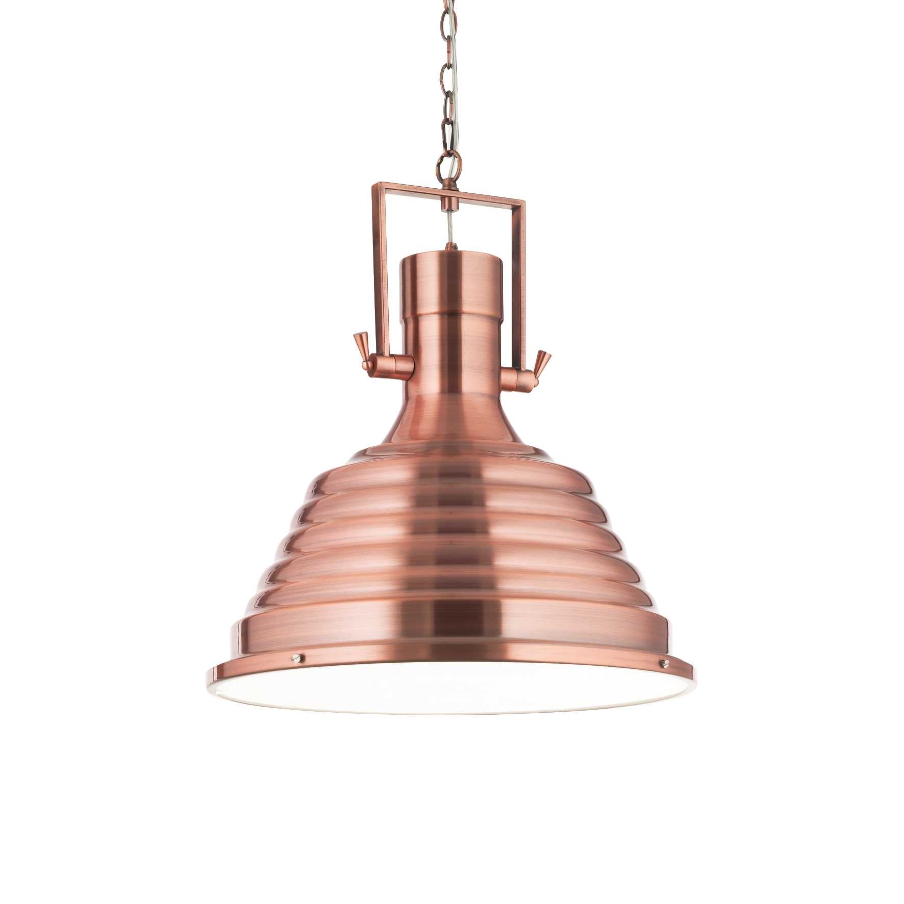 Copper Industrial Fisherman 48cm Dome Pendant Light