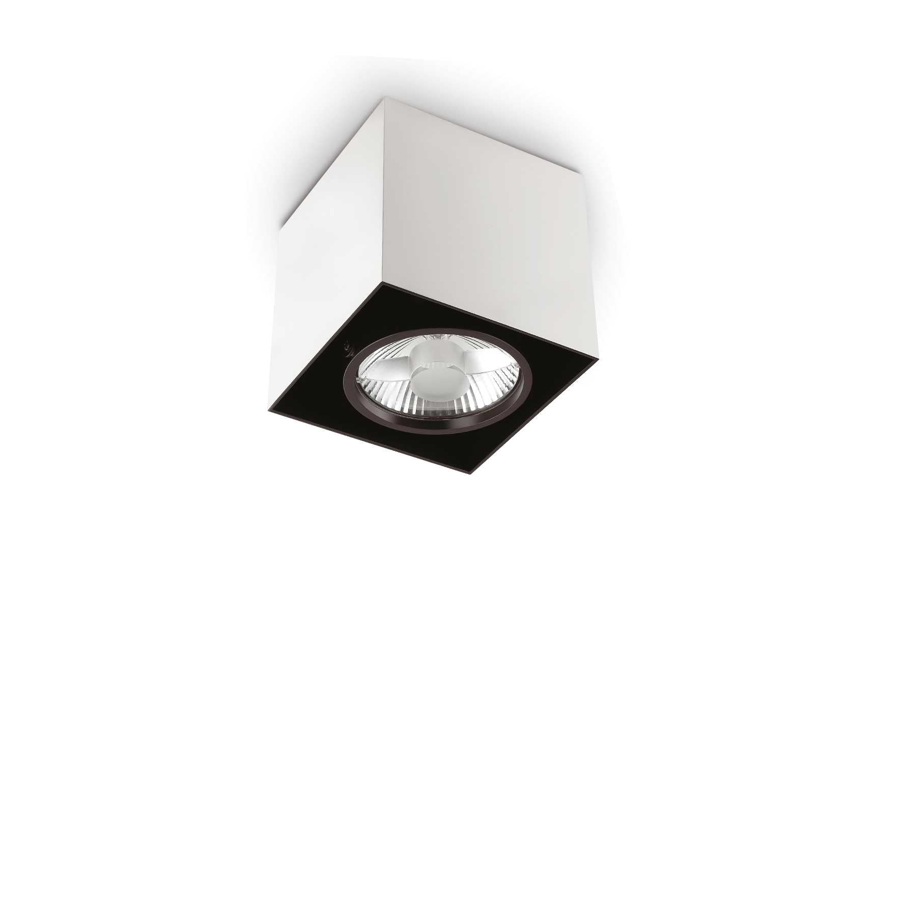 Mood 85cm GU10 White Surface Square Ceiling Spotlight