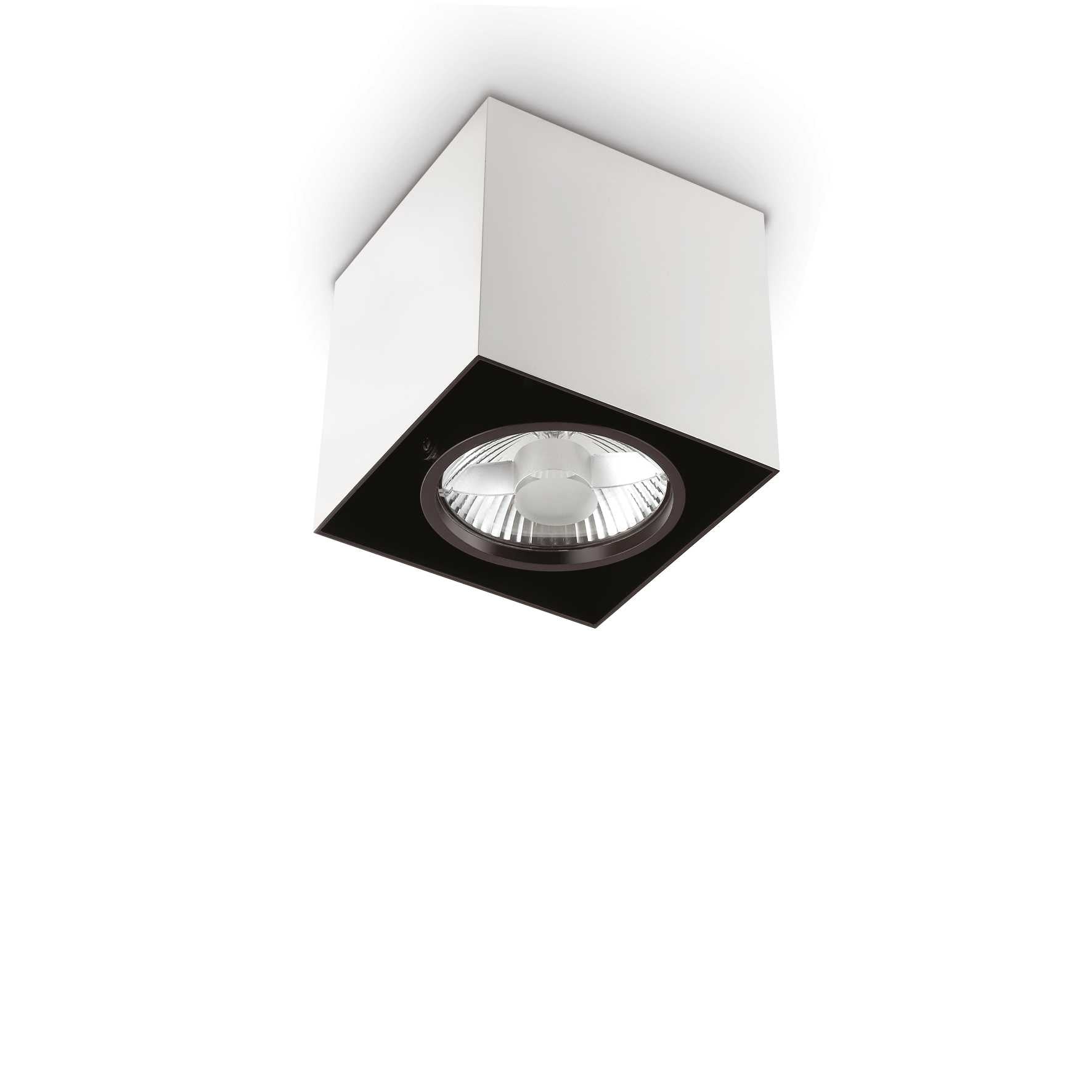 Mood 145cm GU10 White Surface Square Ceiling Spotlight