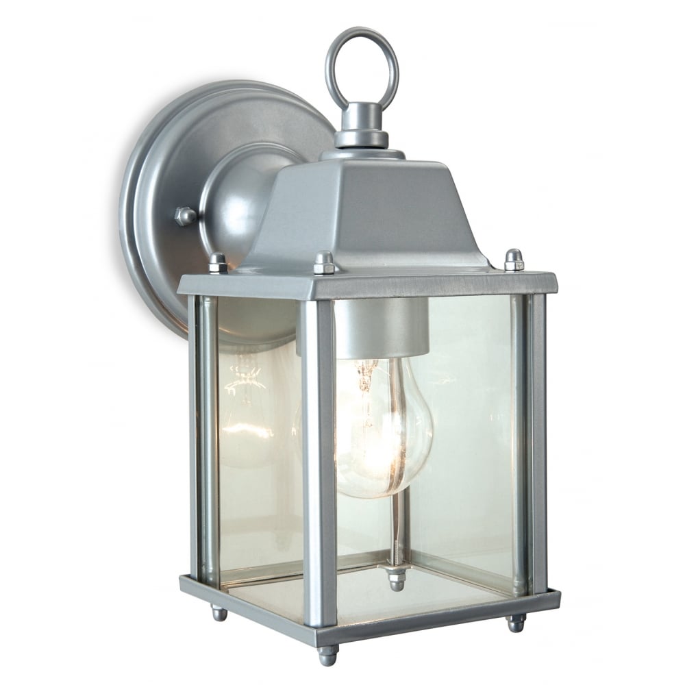 Jaded Traditional Silver Coach Outdoor Garden Lantern