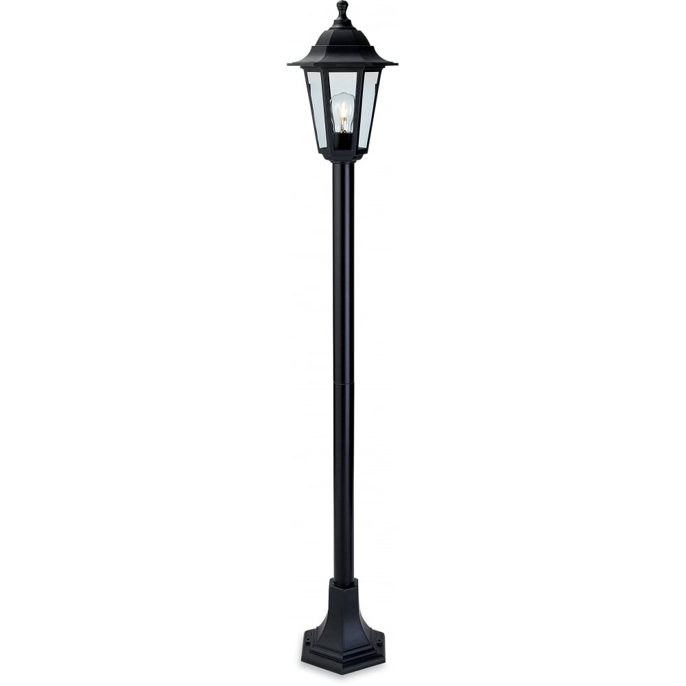 Staid Traditional Black Garden Post Light