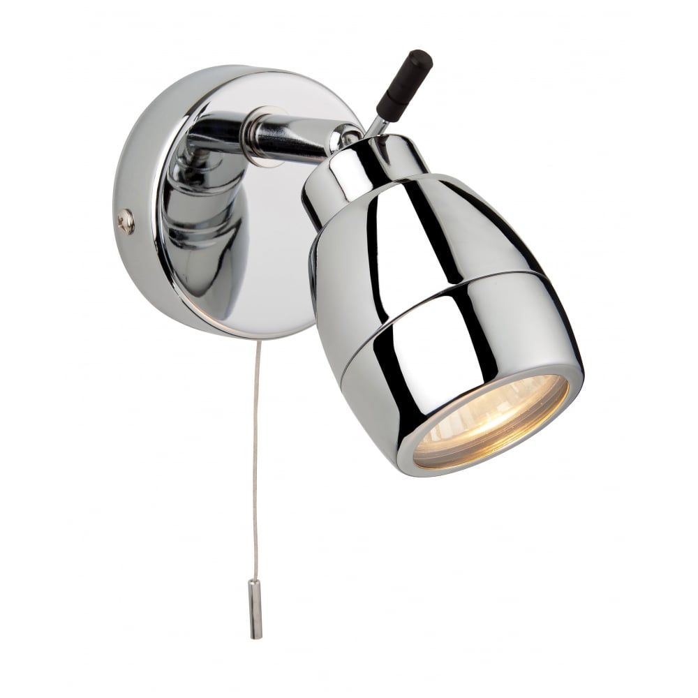 Modal Modern Polished Chrome Bathroom Single Spotlight