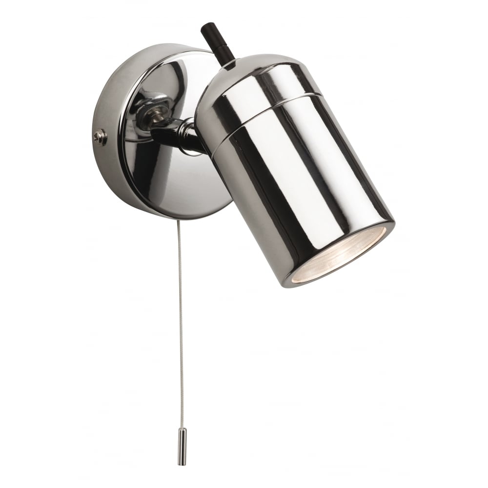 Modal Modern Polished Chrome Bathroom Single Spotlight