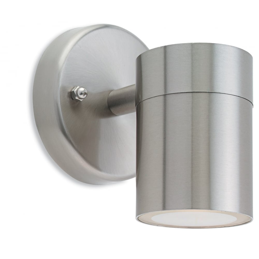 Fundament Modern Stainless Steel Outdoor Wall Sconce Downlight