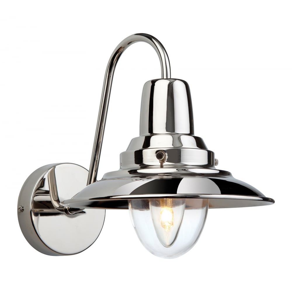 Pacific American Traditional Fisherman Chrome Wall Sconce Light