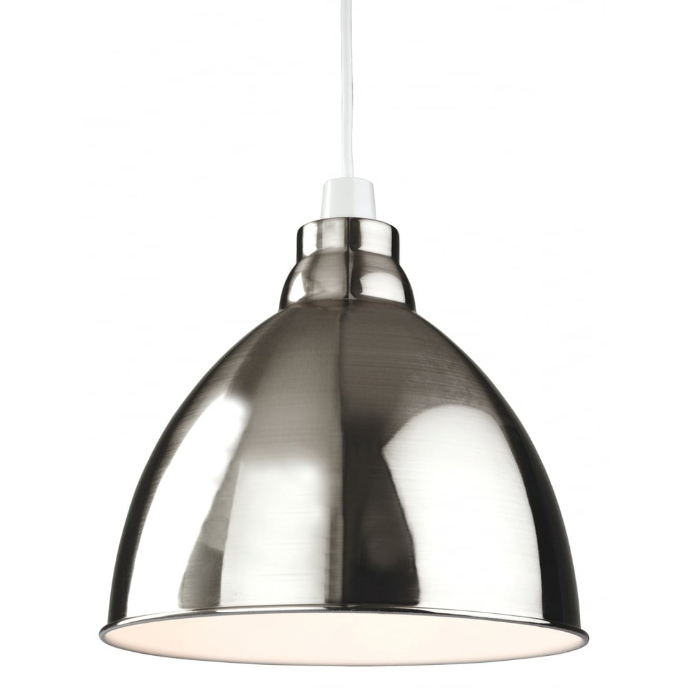 Plummet Modern Taupe Dome Shade Ceiling Pendant Light Fitting