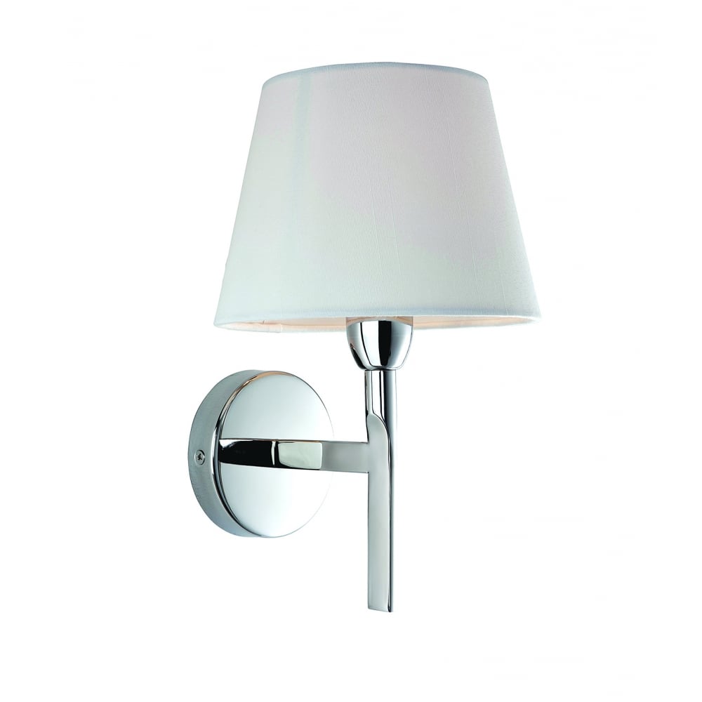 Taper Traditional Chrome Wall Sconce Fitting