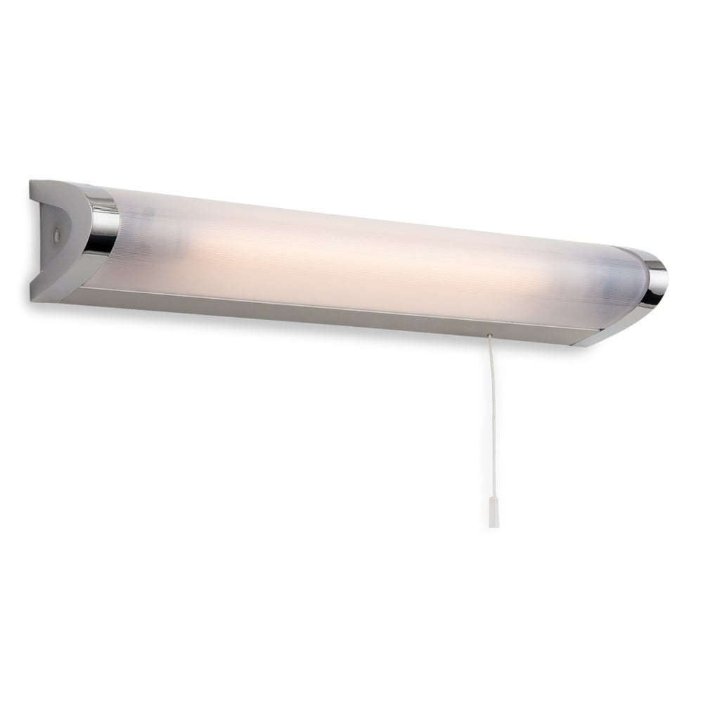 Augment Modern Chrome Bathroom Mirror Light Strip