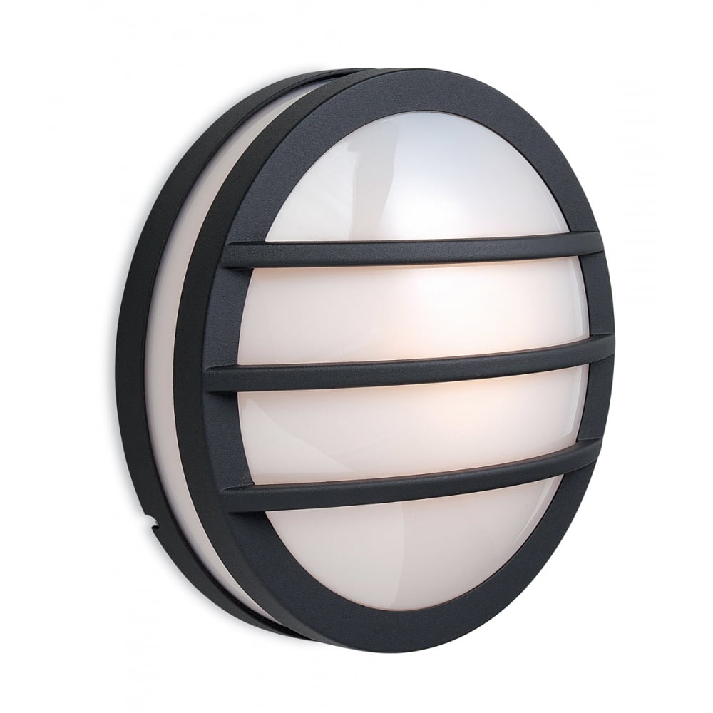 Ecliptic Modern Black Outdoor Flush Wall Light