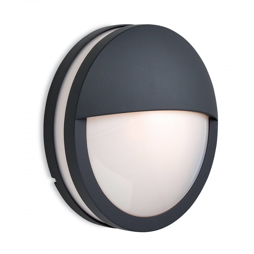 Ecliptic Modern Black Outdoor Flush Wall Light