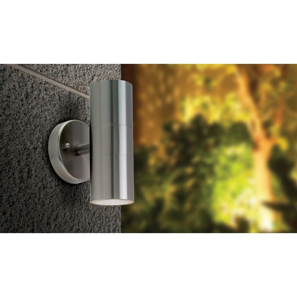 Fundament Modern Stainless Steel Outdoor Wall Sconce Light