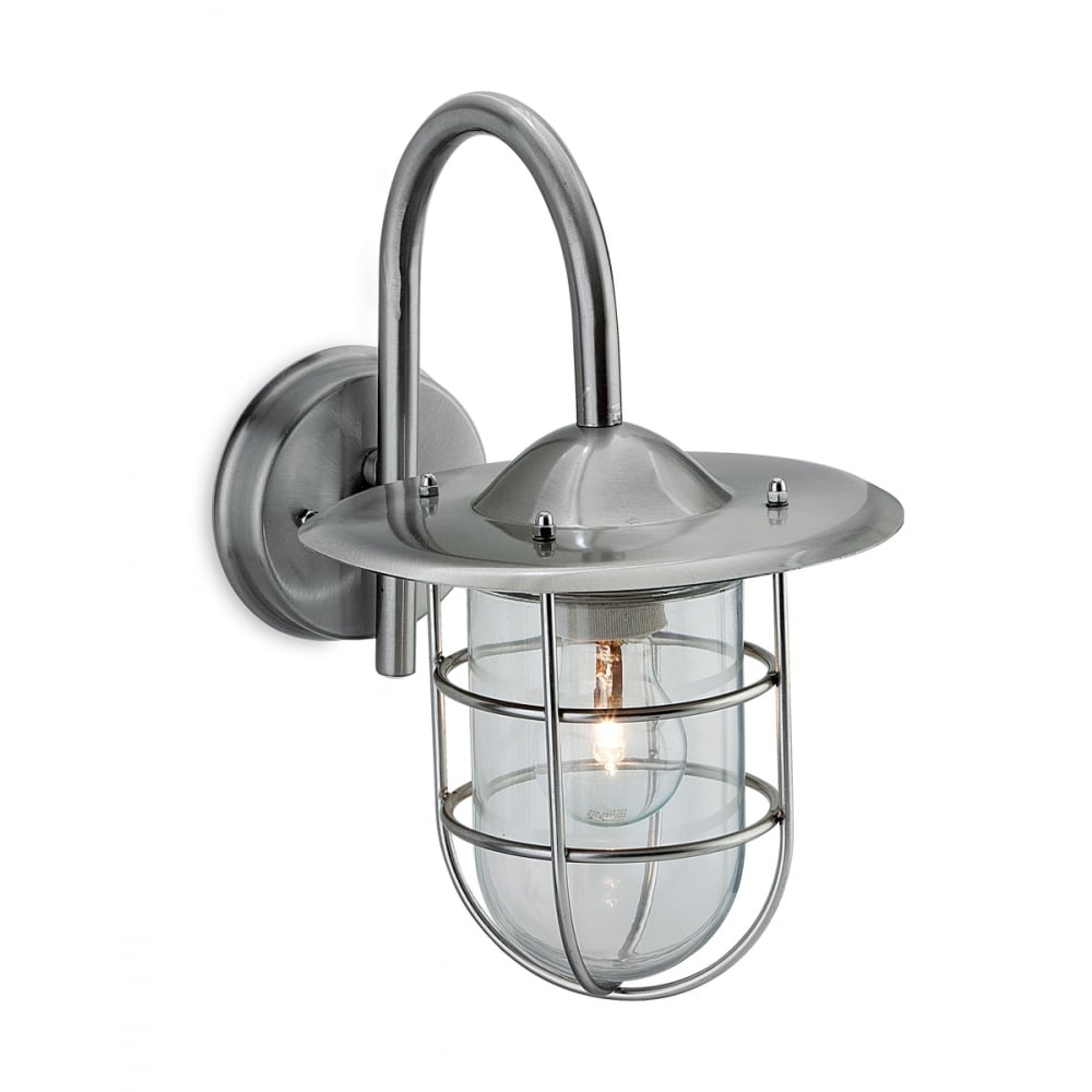 Staid Modern Stainless Steel Outdoor Garden Wall Light