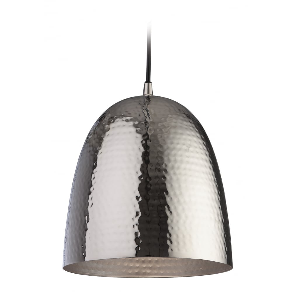 Bistro Nickel Metal Pendant Light