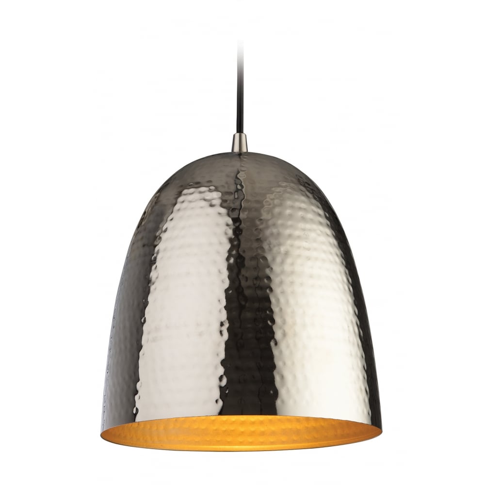 Bistro Nickel Metal Pendant Light