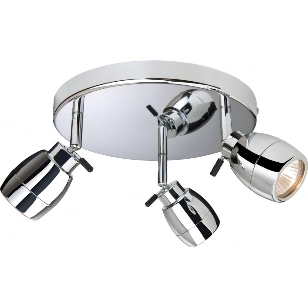 Modal Modern Polished Chrome Bathroom Spotlight Bar