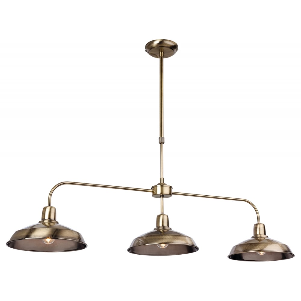 Purpose Vintage Antique Brass Breakfast Bar Ceiling Light Pendant