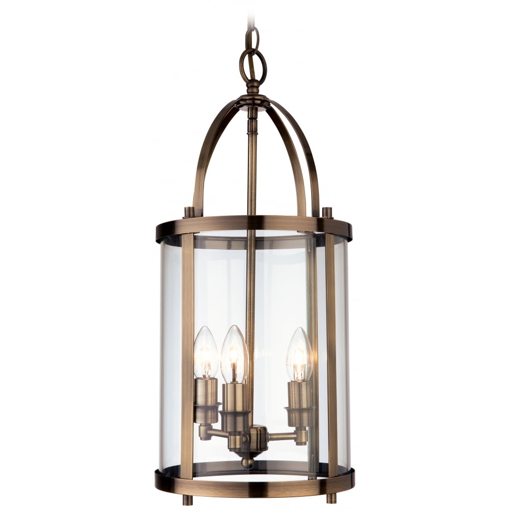 Flux Traditional Bronze Lantern Light Fitting