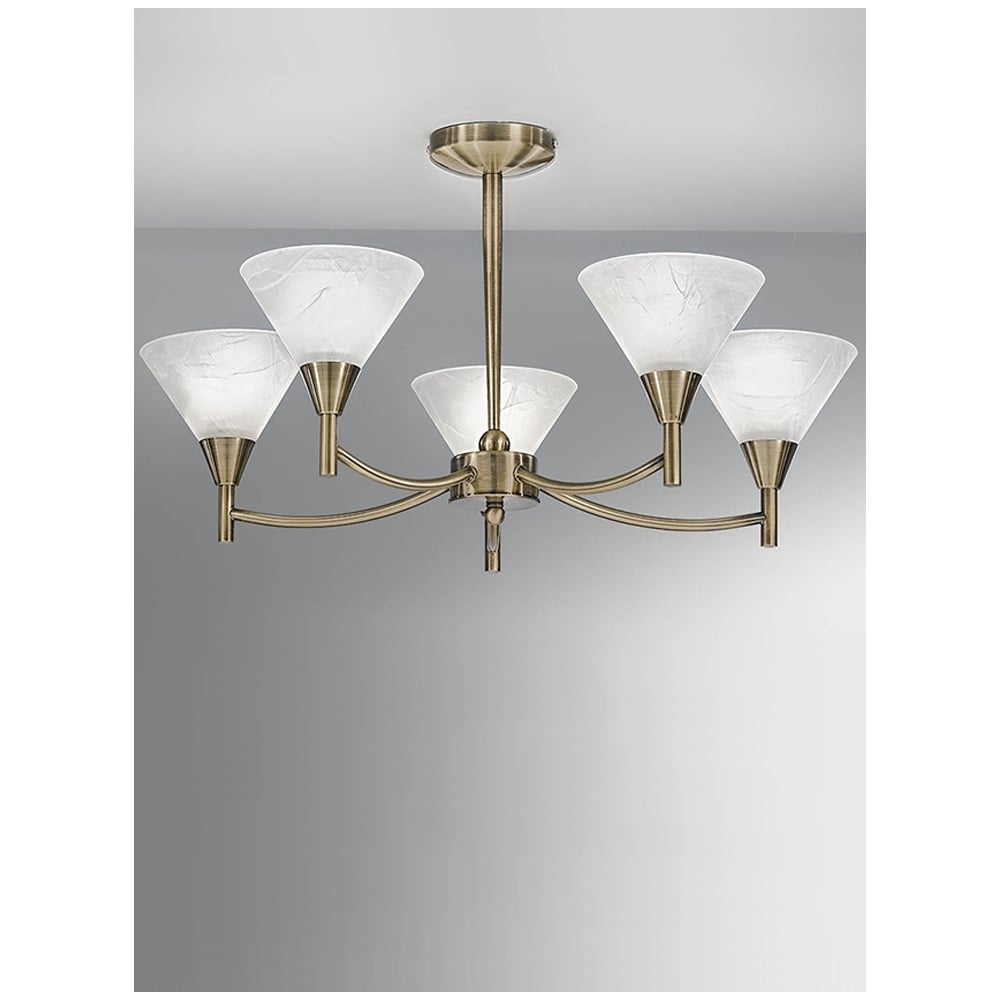 Celestial Bronze 5 Light Ceiling Fitting