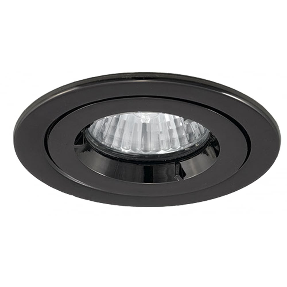 Ansell Twistlock GU10/MR16 Brushed Black Chrome Downlight