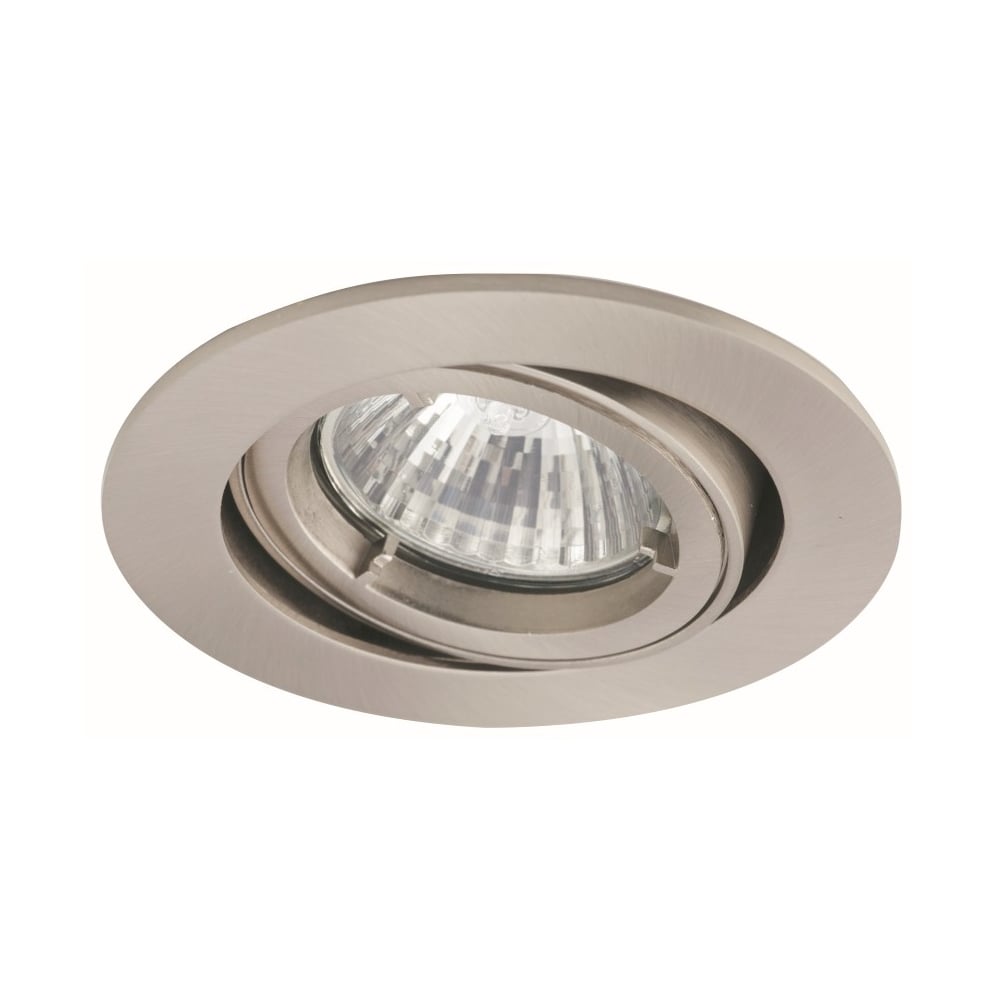 Ansell Twistlock Gimbal GU10/MR16 Brushed Satin Chrome Downlight