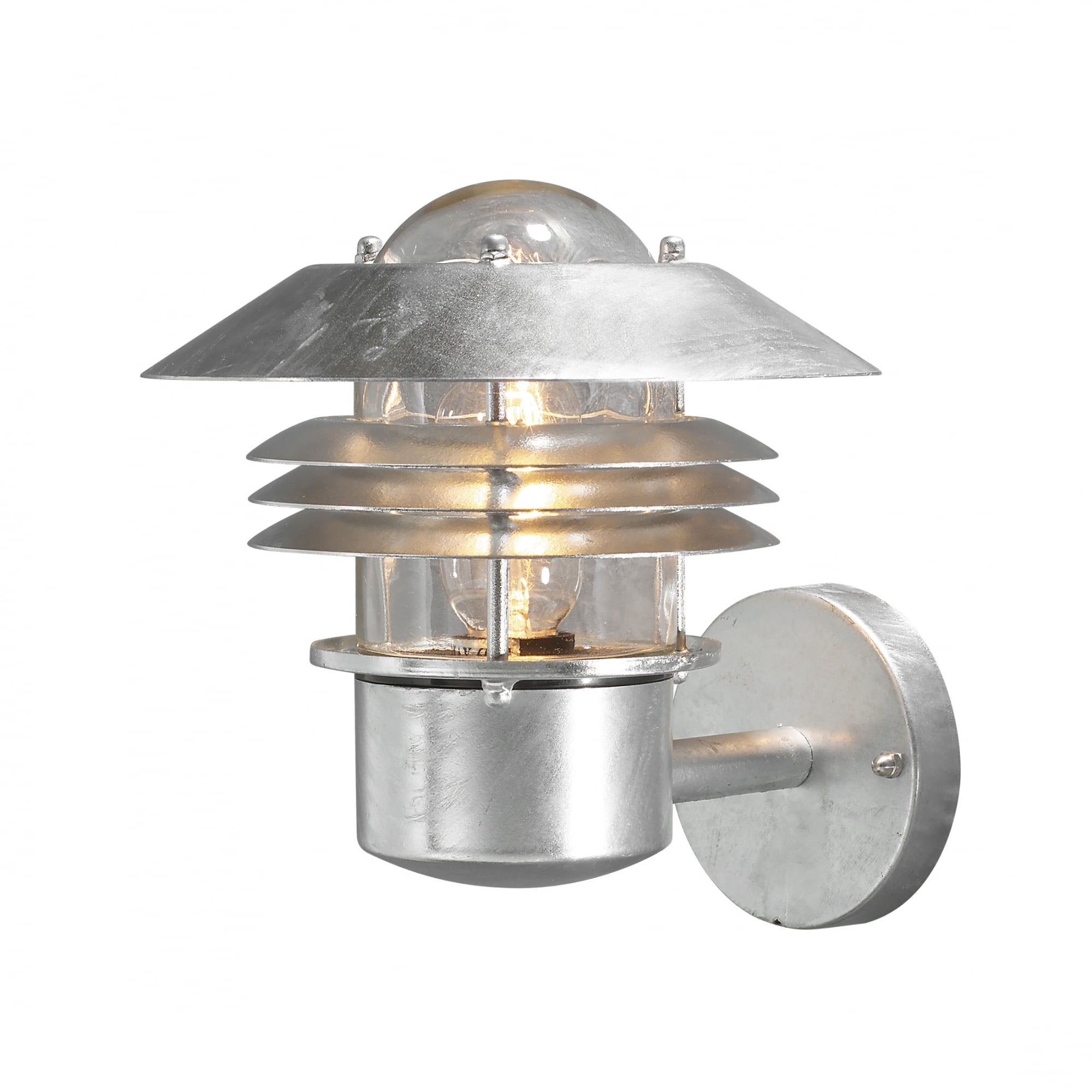 Modena Galv Up Wall Light