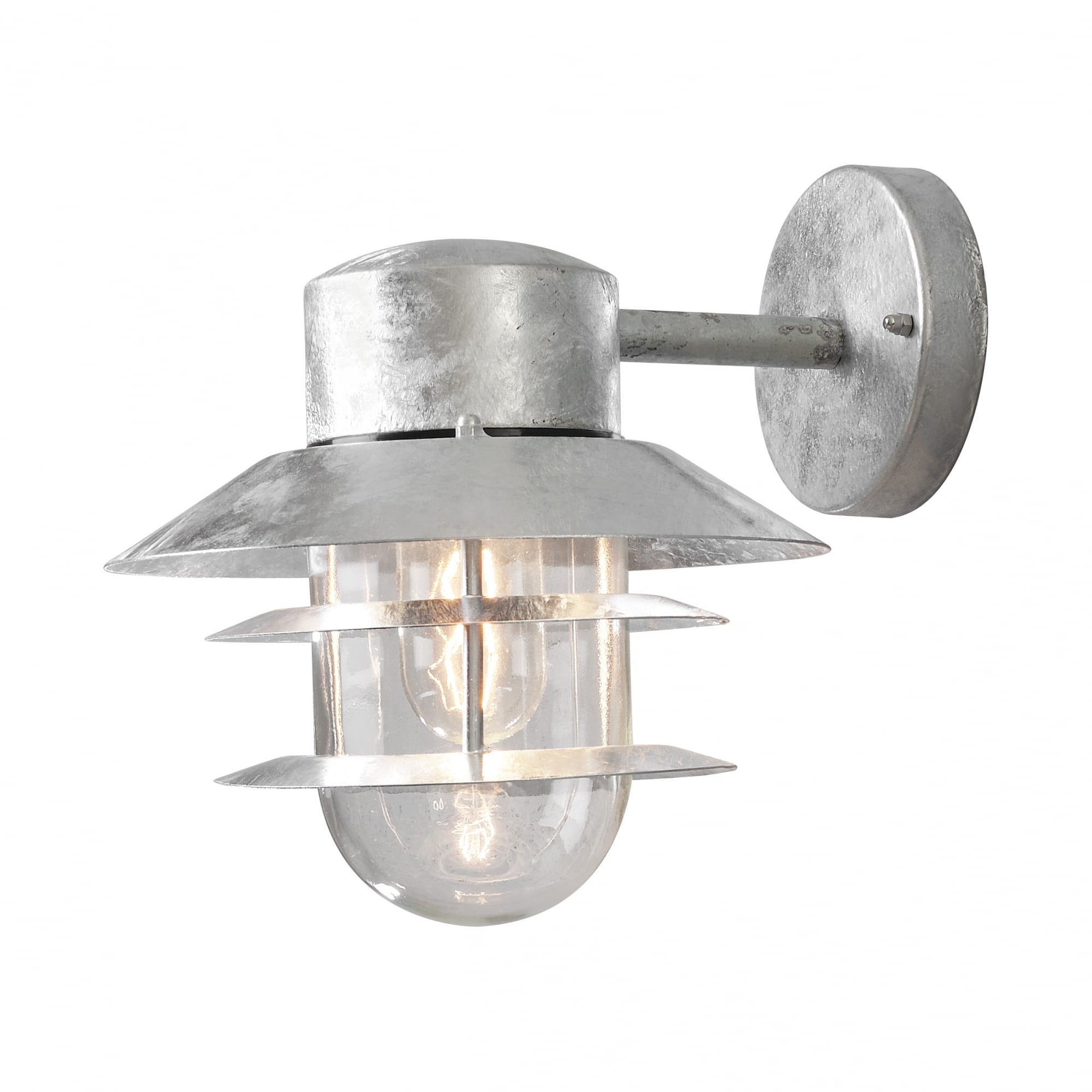 Modena Galv Wall Light