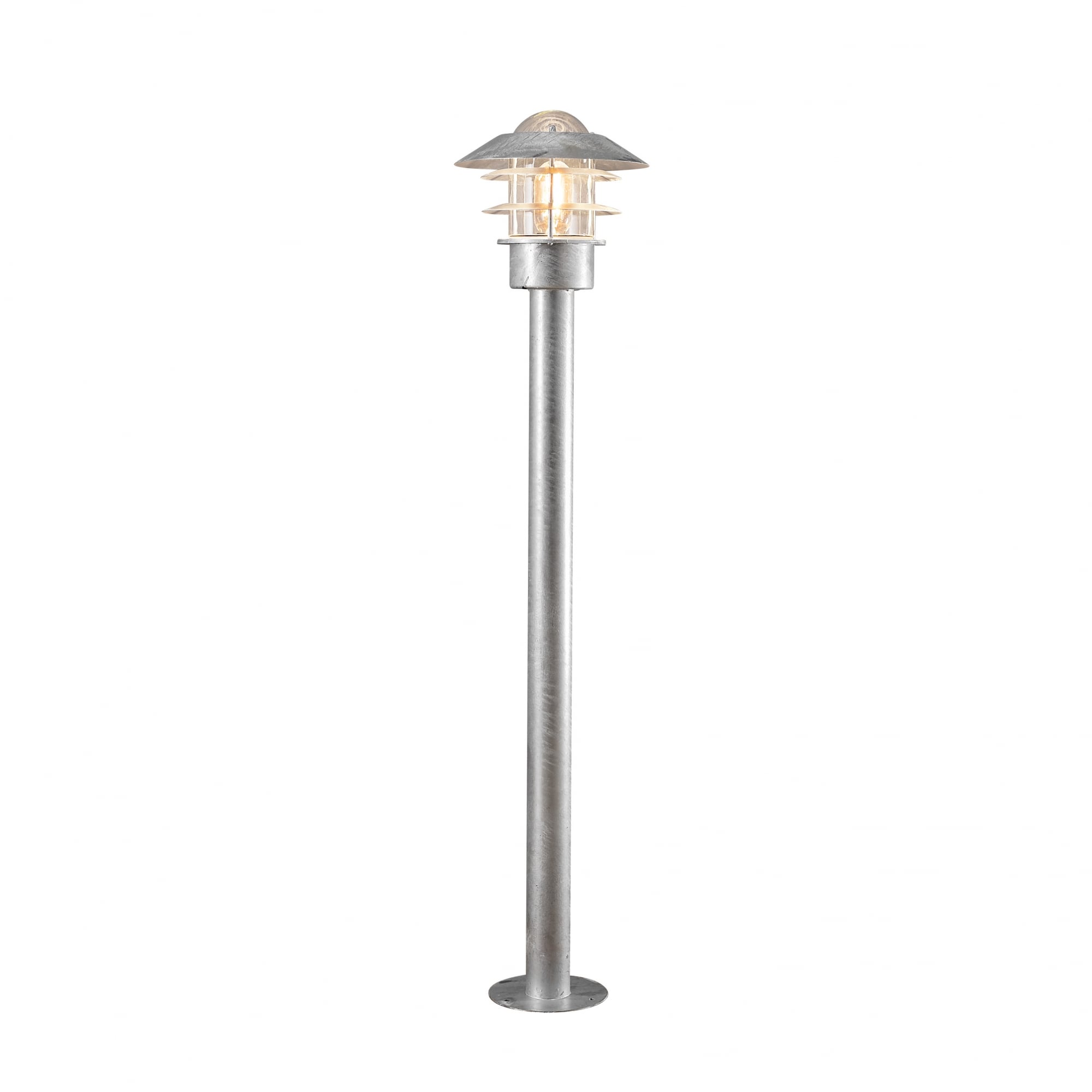 Modena Galvanised Garden Pathway Lamp Post