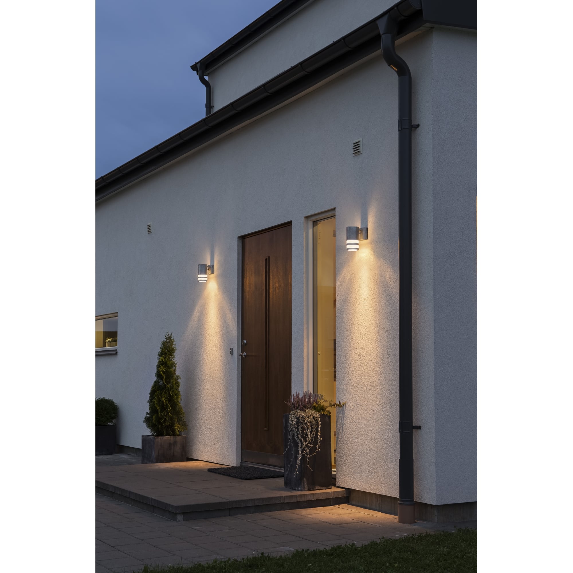 Modena Single Wall Light Galv