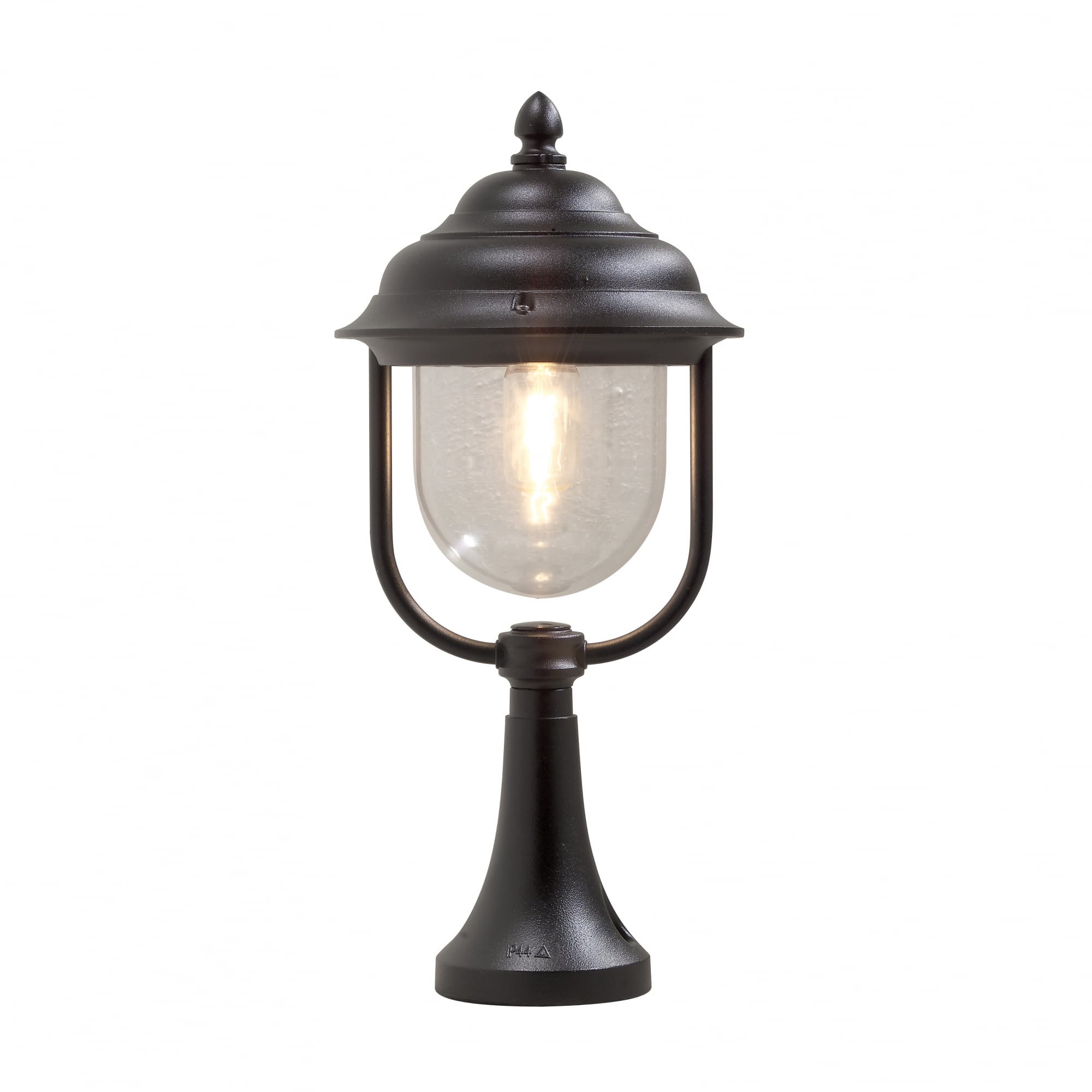 Parma Matt Black Gate Post Lantern